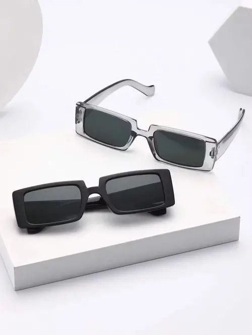 Electric Visual Y2K Retro Punk Kurt Cobain Style Sunglasses 2 Piece Set Size ONE SIZE - 3 Thumbnail