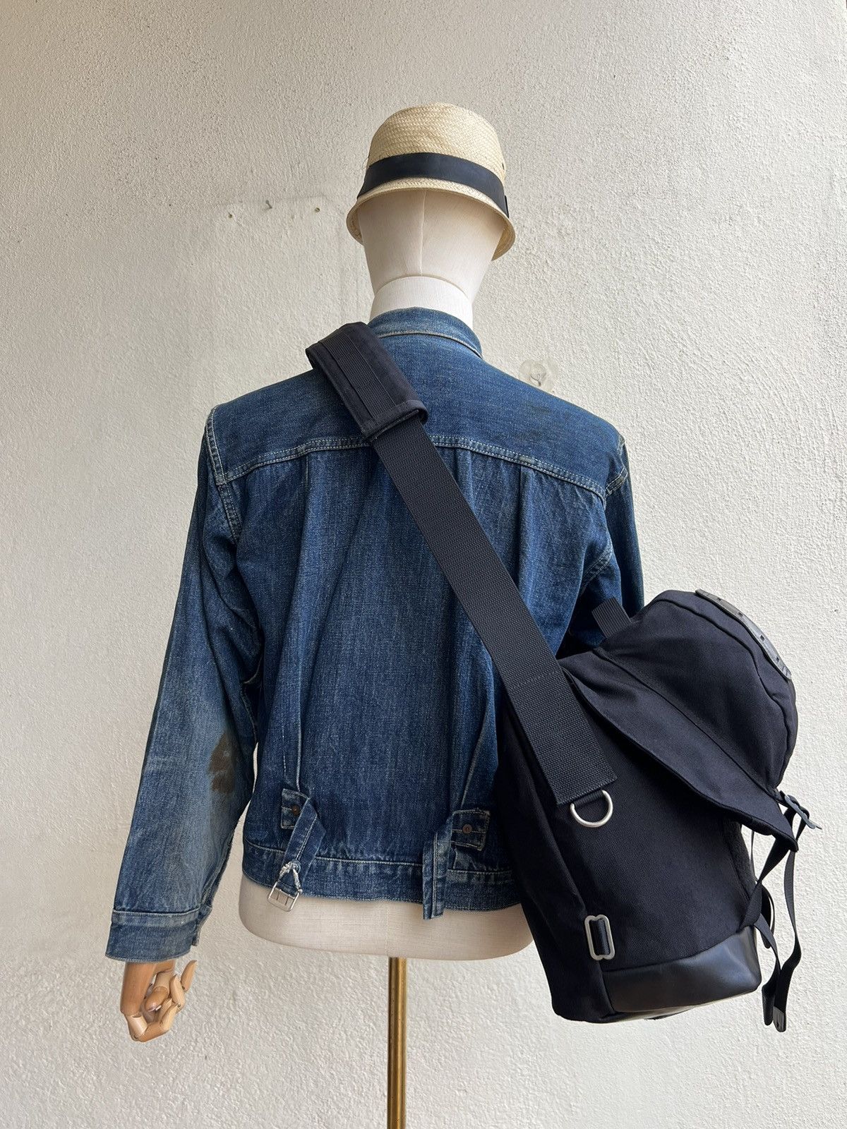 Leather Porter Yoshida Japan Hybrid Leather Large Messenger Bag Size ONE SIZE - 3 Thumbnail
