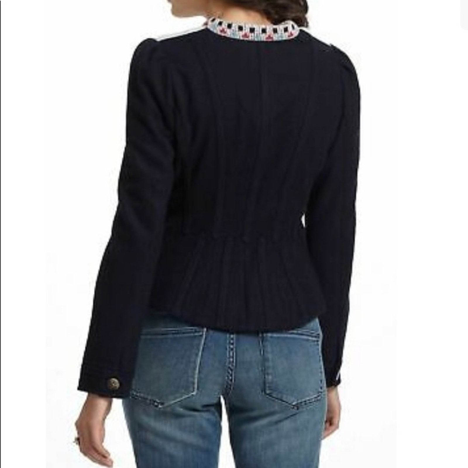 Anthropologie Anthropologie Buckhaven Fairisle Sweater jacket Elevenses Size XS / US 0-2 / IT 36-38 - 3 Thumbnail