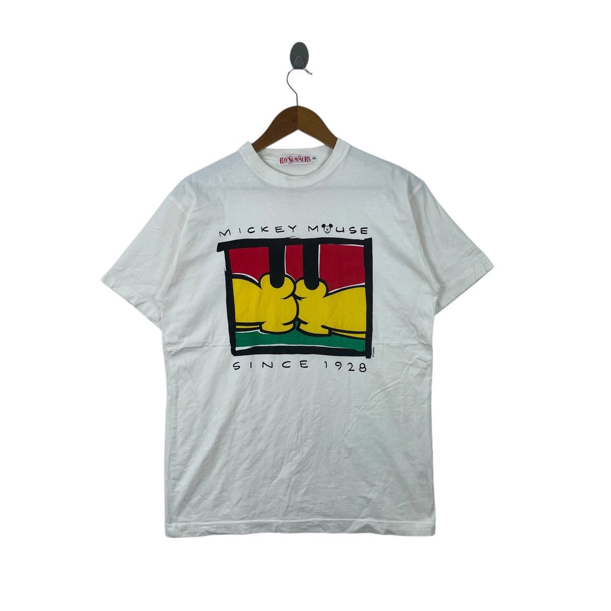 Mickey Mouse × Vintage Vintage 90s Mickey Mouse Ray Summers Tee Shirt Size US M / EU 48-50 / 2 - 1 Thumbnail