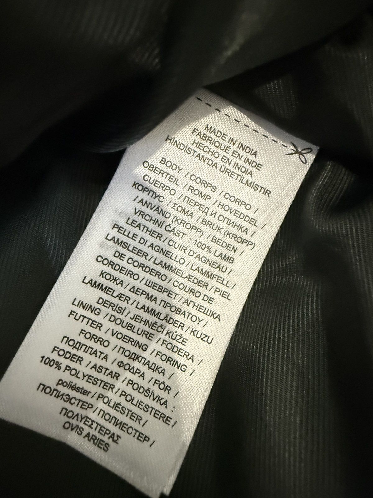 Rare Lauren Ralph Lauren Dark Green Leather Biker Jacket