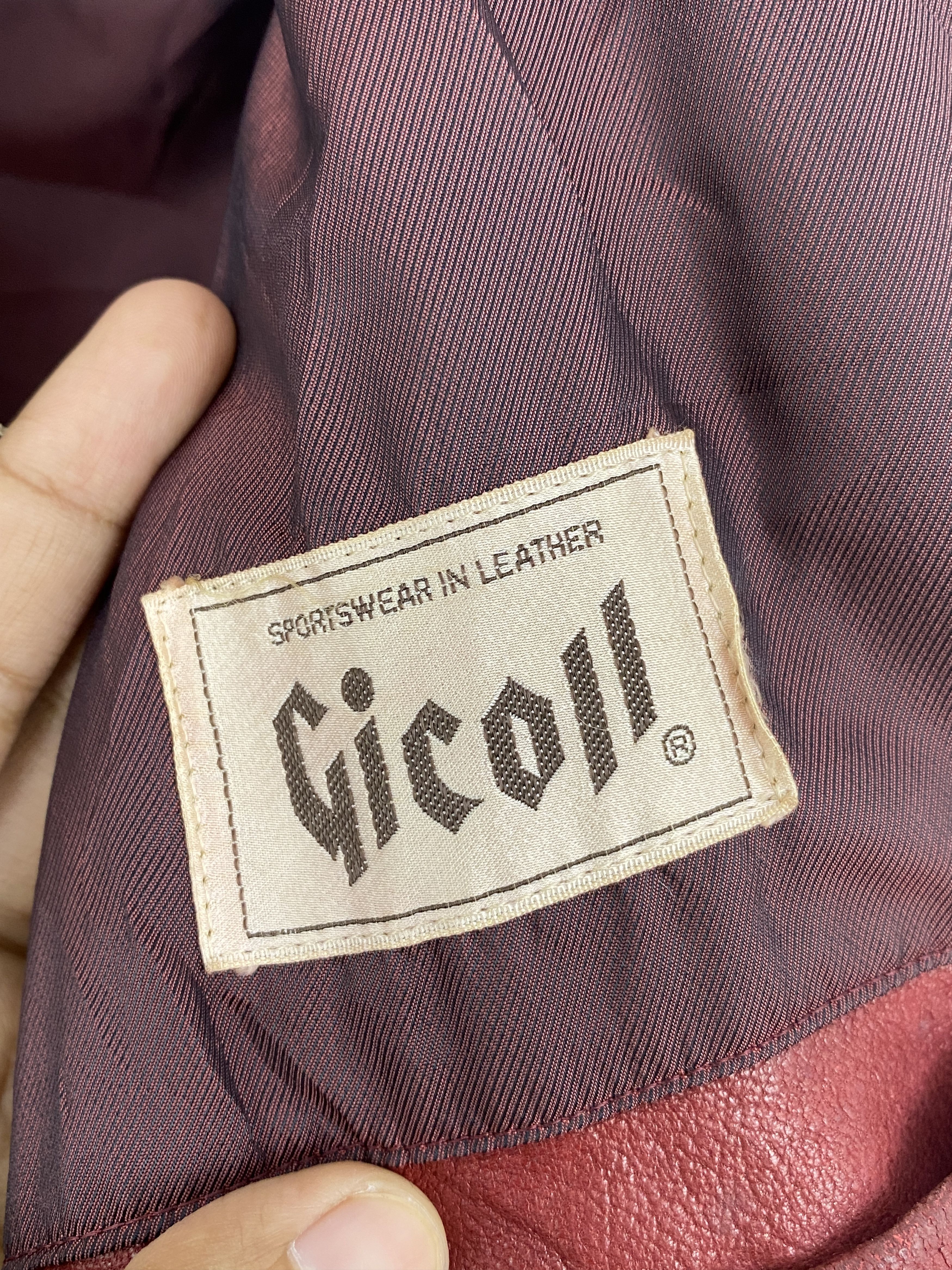 Japanese Brand Vintage Japanese Brand Gicoll Japan Leather Jacket JA0081 Size US M / EU 48-50 / 2 - 5 Thumbnail