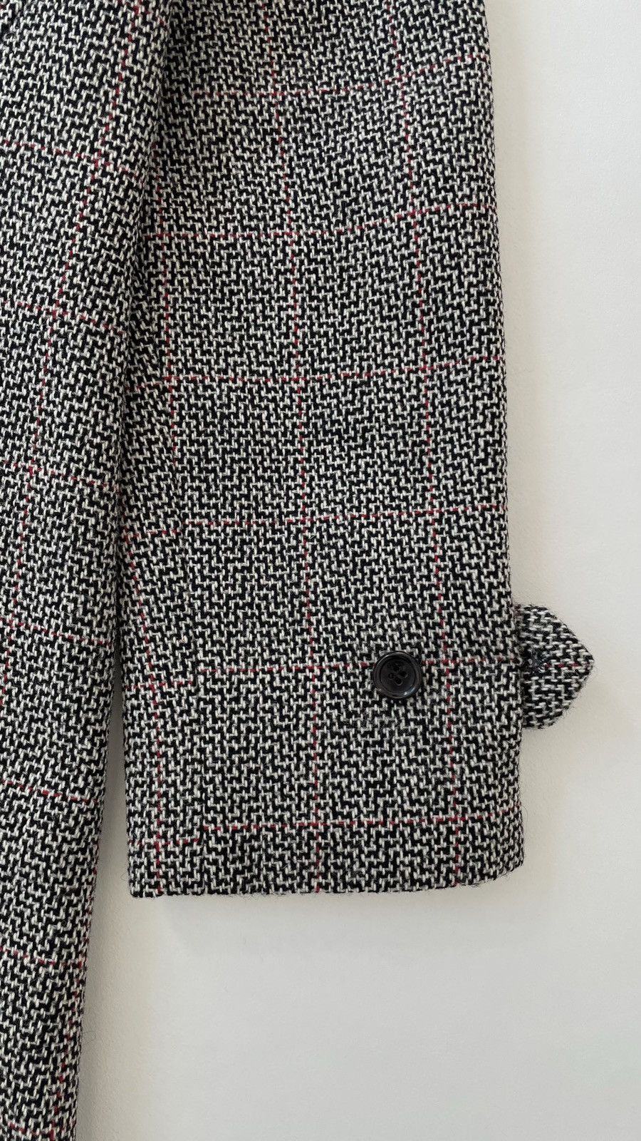 Comme des Garcons A/W 03 Panelled Patterned Weave Overcoat Size US L / EU 52-54 / 3 - 23 Thumbnail