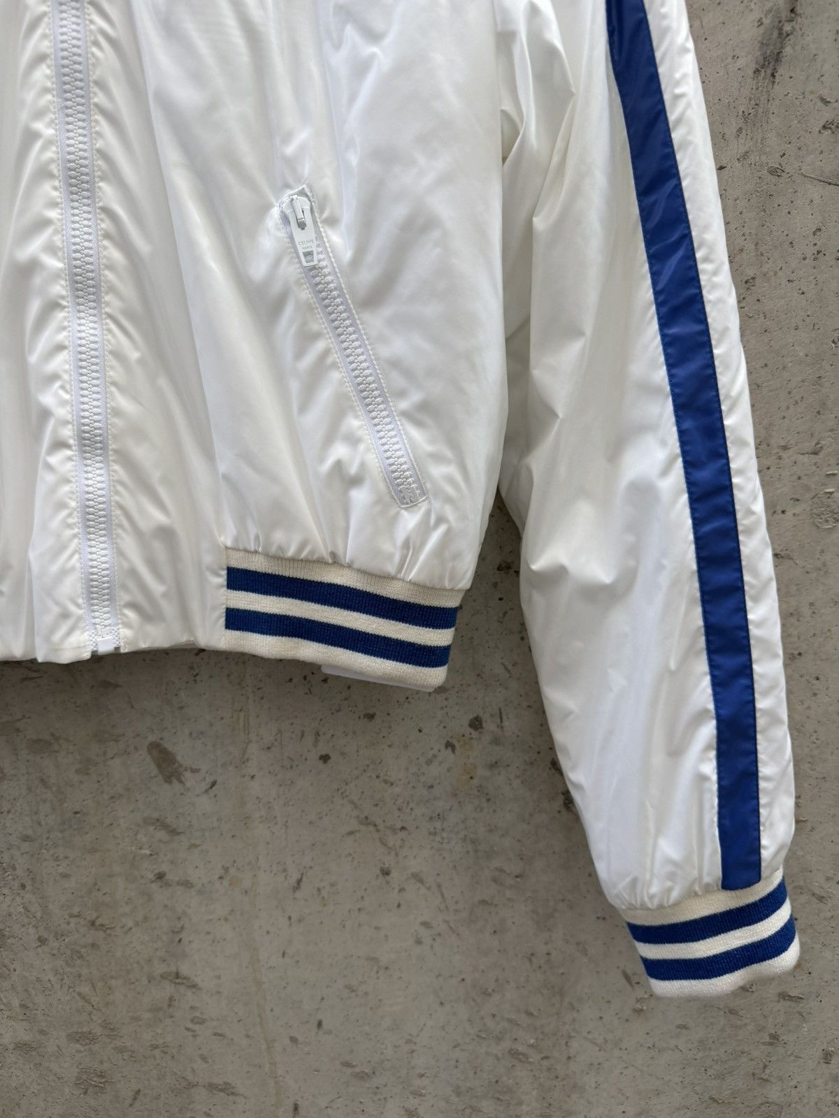 Celine SS24 Celine Striped Cropped Nylon Puffer Size XS / US 0-2 / IT 36-38 - 6 Thumbnail