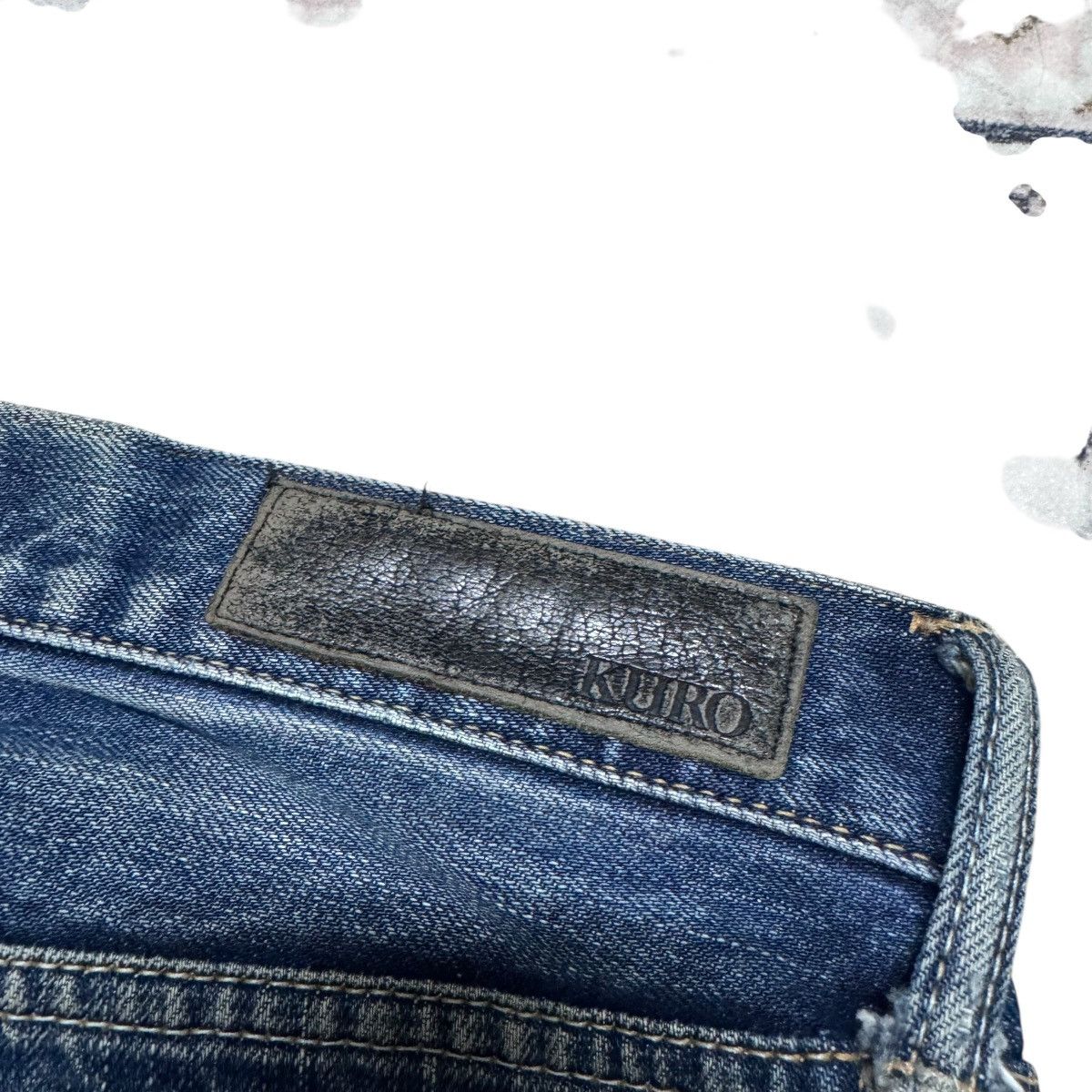 KURO Kuro Distressed Denim Selvedge Jeans Size US 32 / EU 48 - 13 Thumbnail