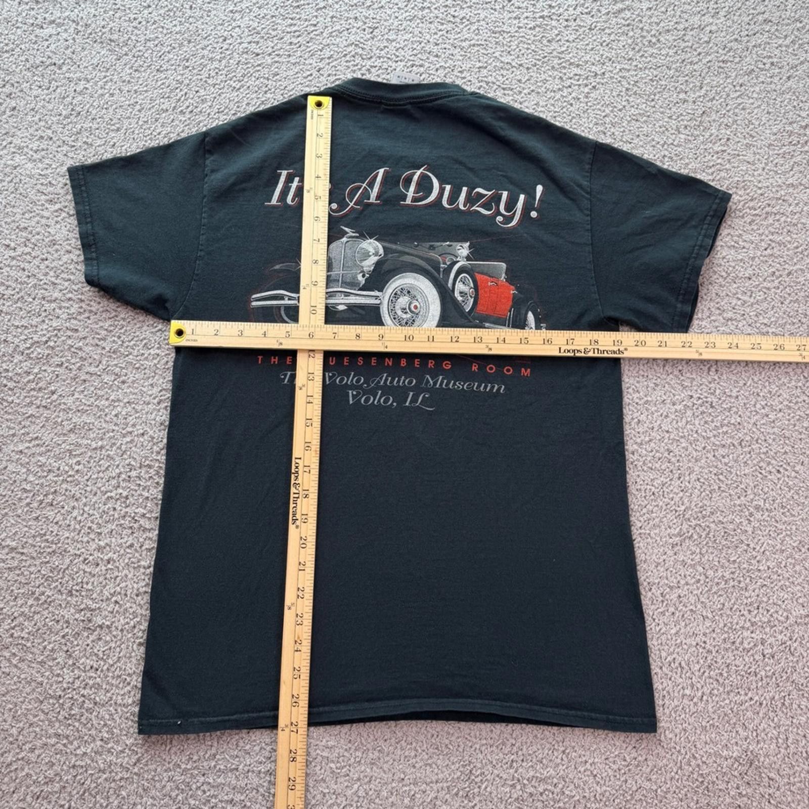 Gildan Volo Auto Museum Duesenberg It's A Duzy Black T Shirt Size US M / EU 48-50 / 2 - 3 Thumbnail