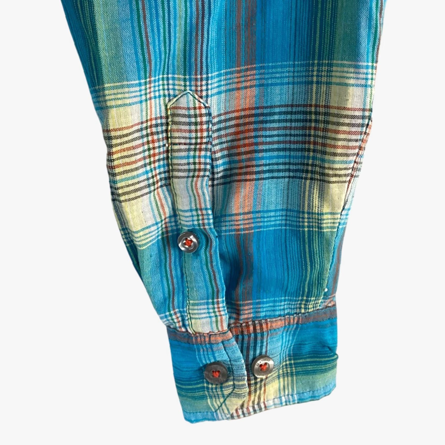 Marmot MARMOT Evelyn Long Sleeve Shirt Women's Petite Small Blue Plaid Hiking Button-Up Size S / US 4 / IT 40 - 7 Thumbnail