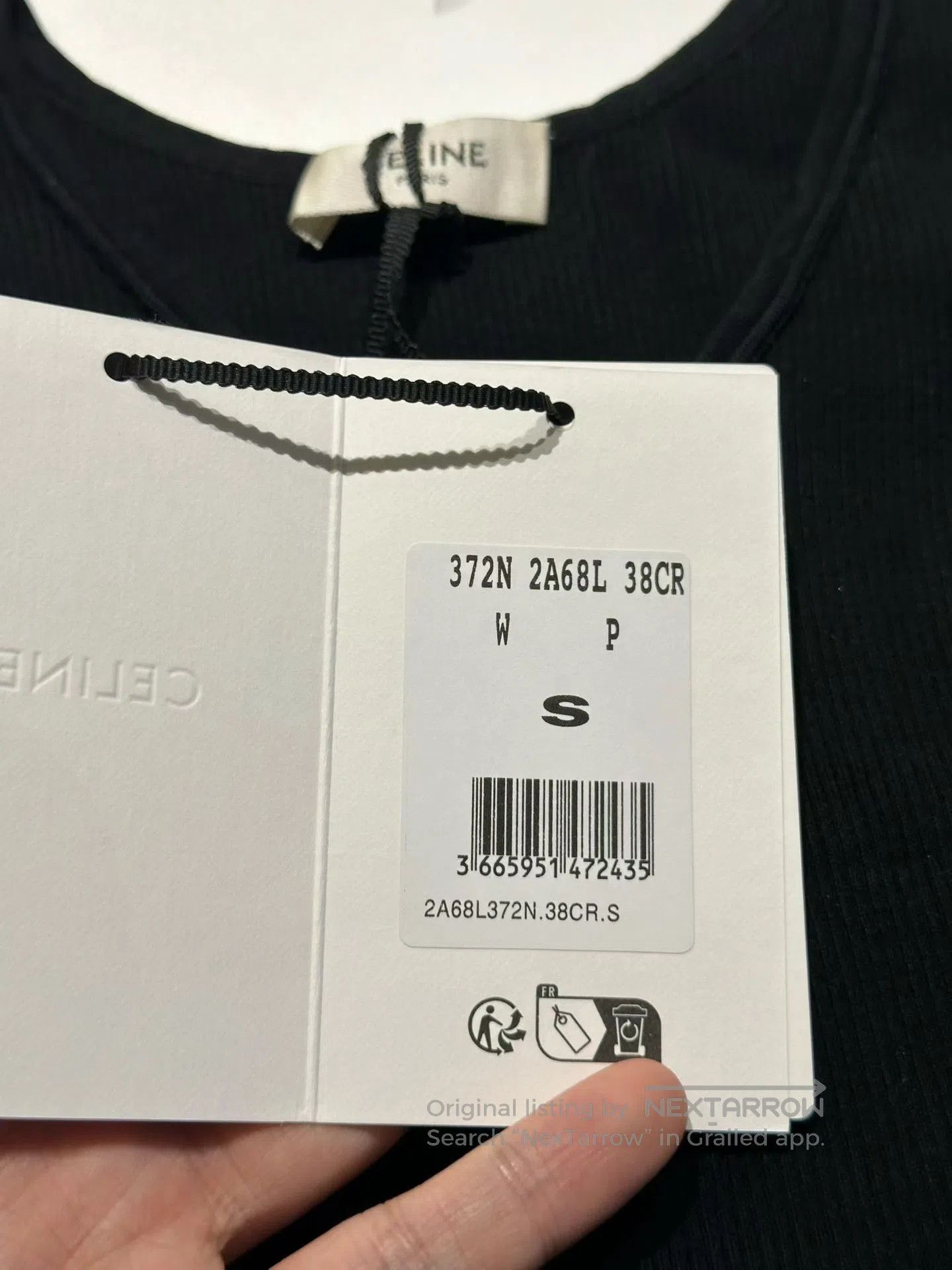 Celine CELINE Black Knit Vest| Size US S / EU 44-46 / 1 - 3 Thumbnail