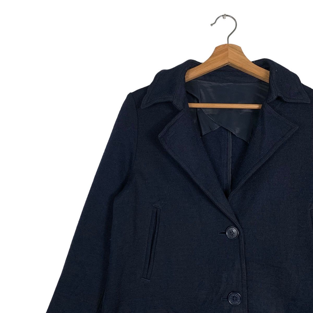 Lacoste LACOSTE Wool Overcoat Jacket #0012-C1 Size US S / EU 44-46 / 1 - 7 Thumbnail