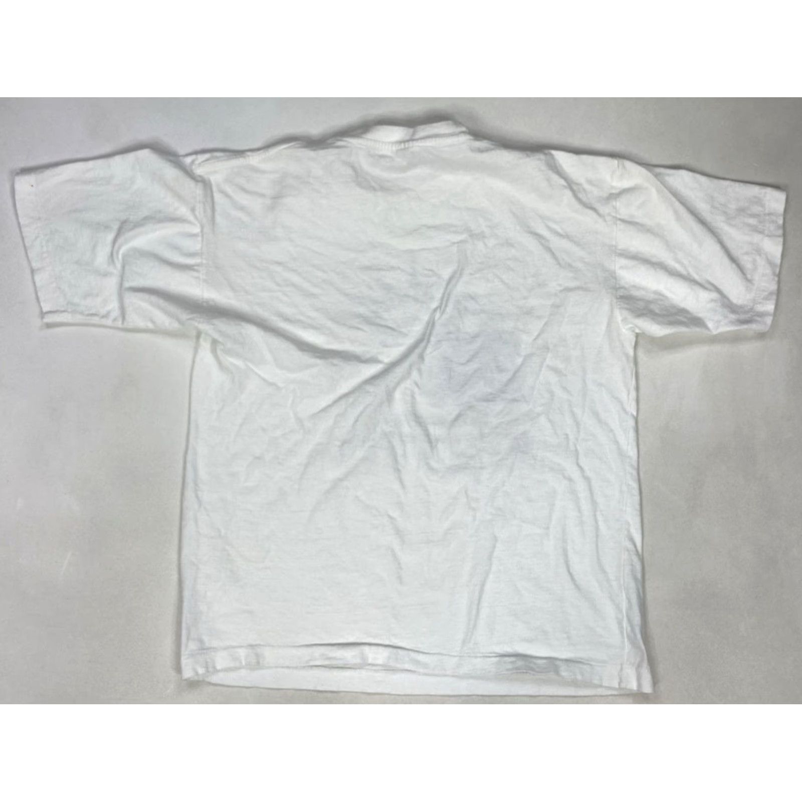 Vintage VINTAGE New York USA Flag Graphic T-shirt Women M White 90s Single Stitch Size M / US 6-8 / IT 42-44 - 5 Thumbnail