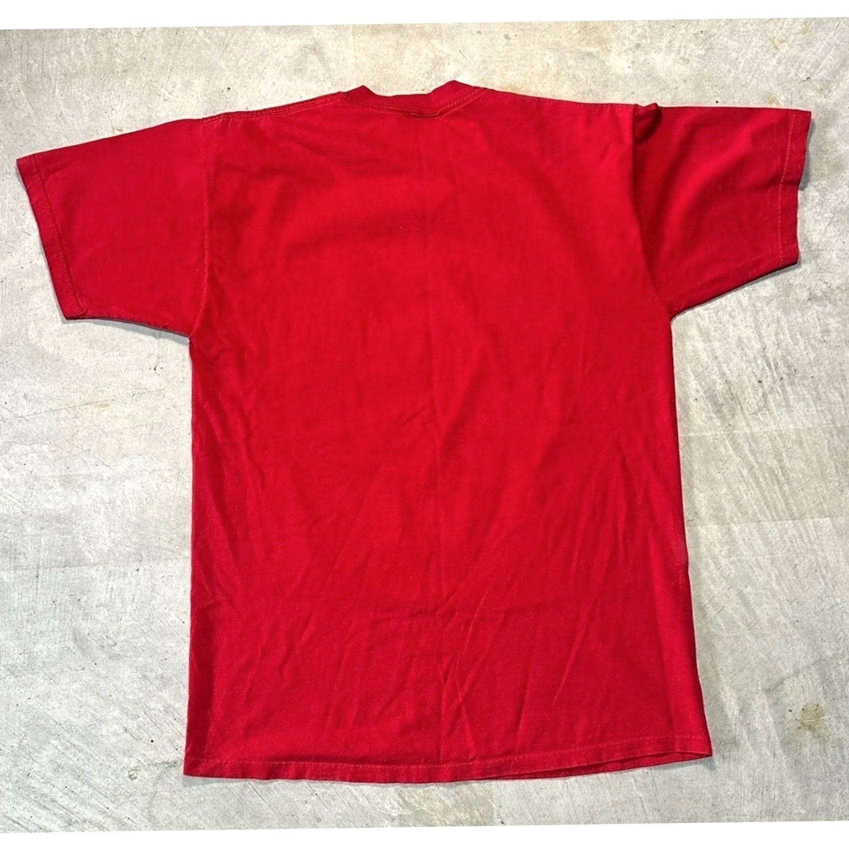 Mickey Unlimited VINTAGE Mickey Unlimited Disney Mickey Mouse Red 90's Short Sleeve Shirt USA Made Sz L Men Size US L / EU 52-54 / 3 - 7 Thumbnail