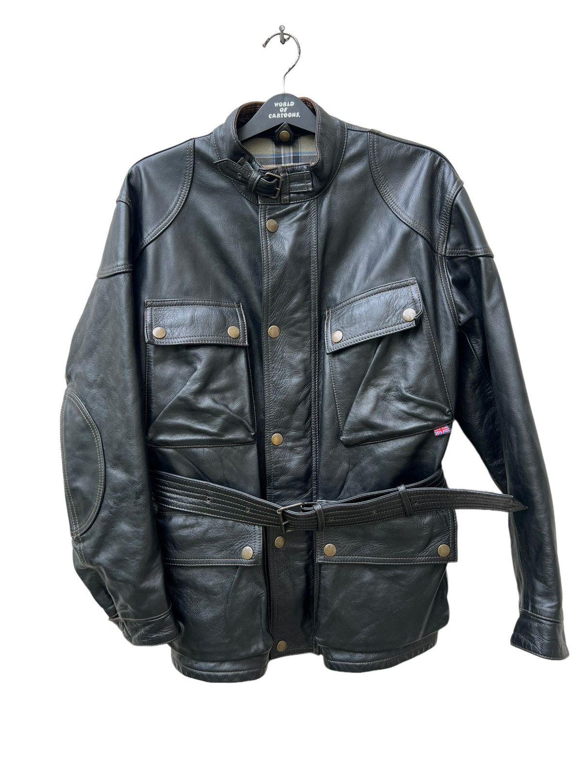 Belstaff Vintage Belstaff Leather Motorcycle Jacket Size US L / EU 52-54 / 3 - 8 Thumbnail