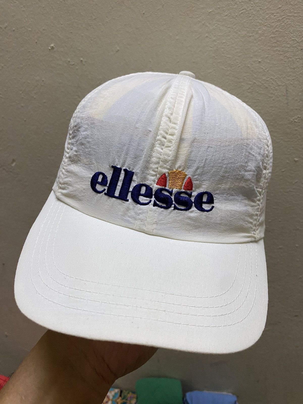 Designer × Ellesse × Vintage 🔥Vintage 90 Nylon Ellesse Cap Size ONE SIZE - 1 Thumbnail