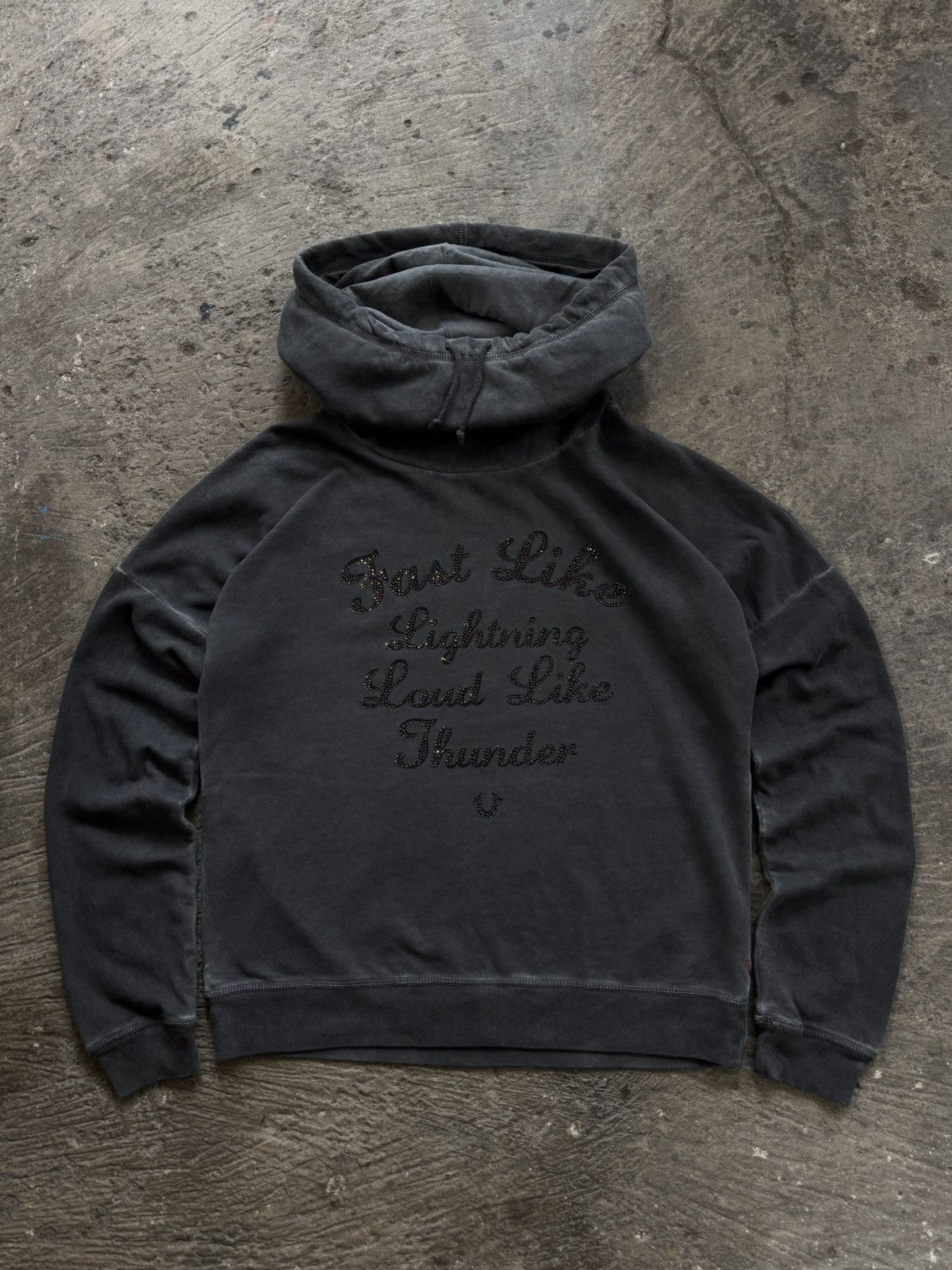 True Religion True Religion Rare Hoodie Washed Size US XS / EU 42 / 0 - 4 Thumbnail