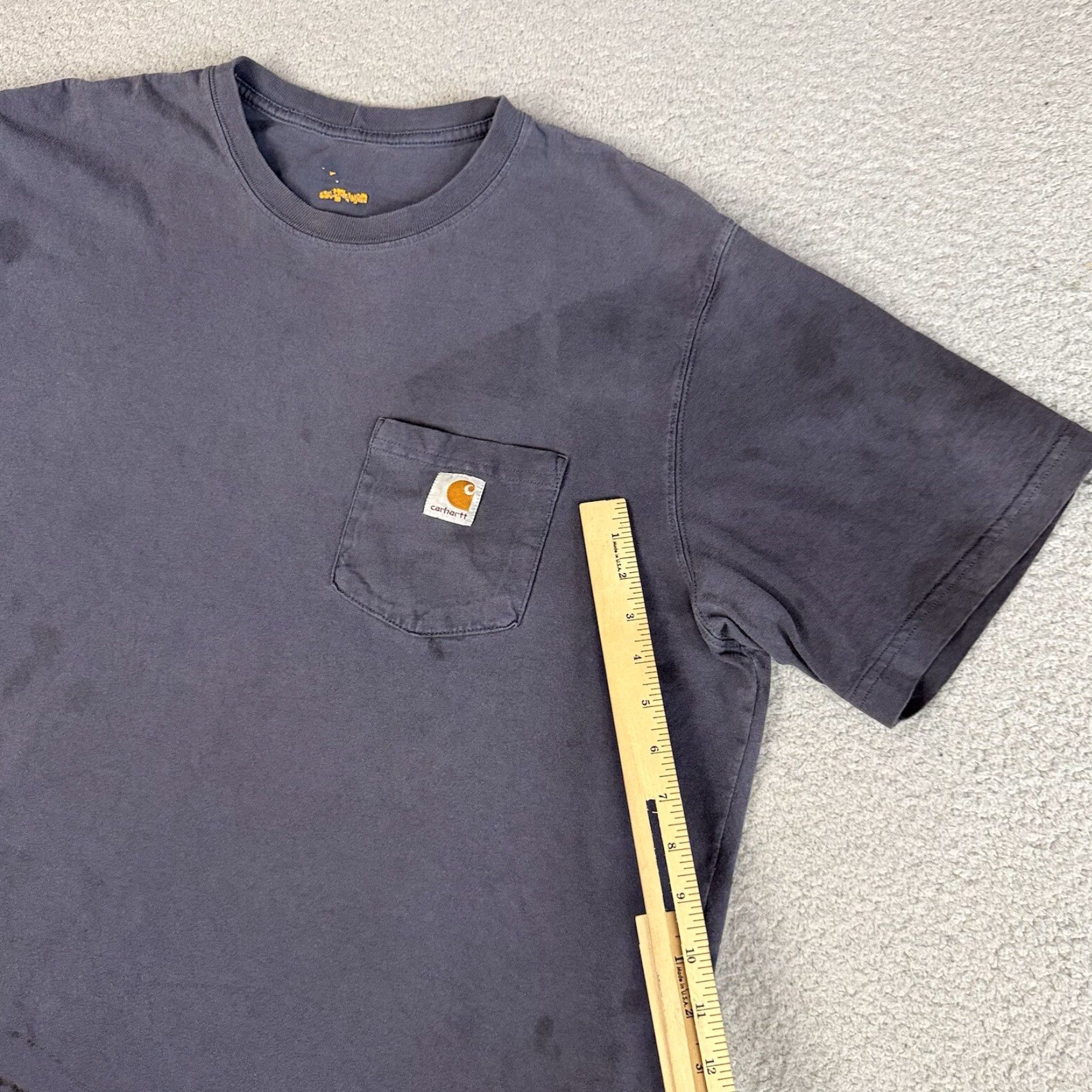 Carhartt VINTAGE Carhartt Shirt Mens XXL Gray Pocket Work Causal K87 Distressed Short Sleeve Size US XXL / EU 58 / 5 - 7 Thumbnail
