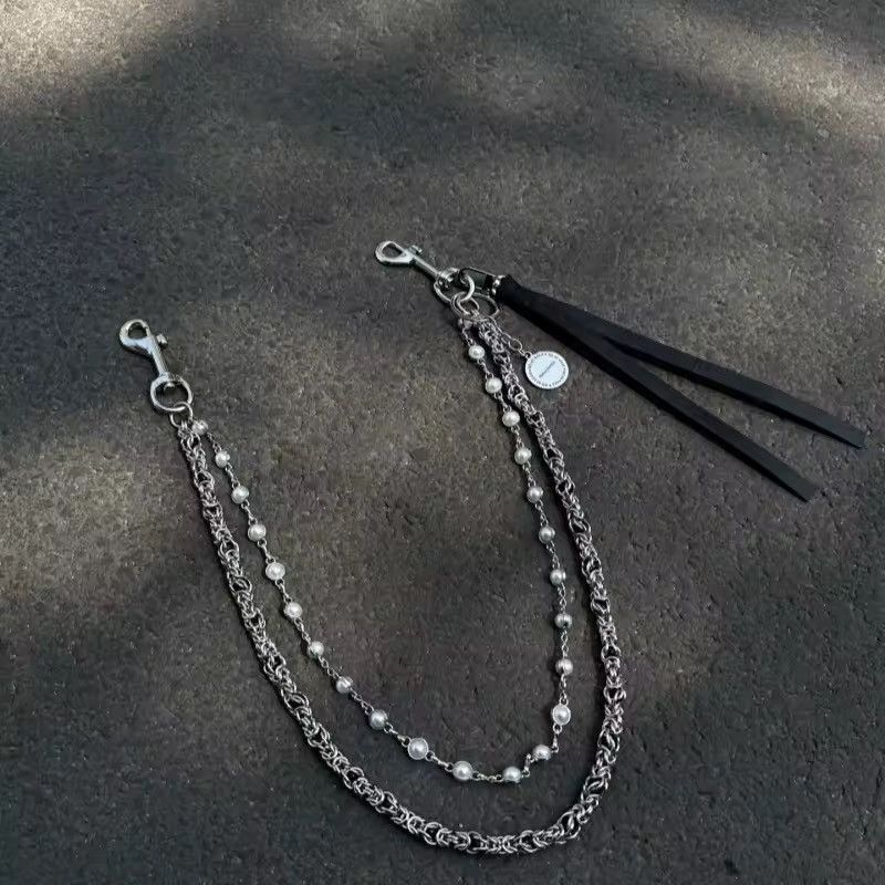 Jewelry 2 Layer Natural Echo Pearled Wallet Chain Size ONE SIZE - 3 Thumbnail