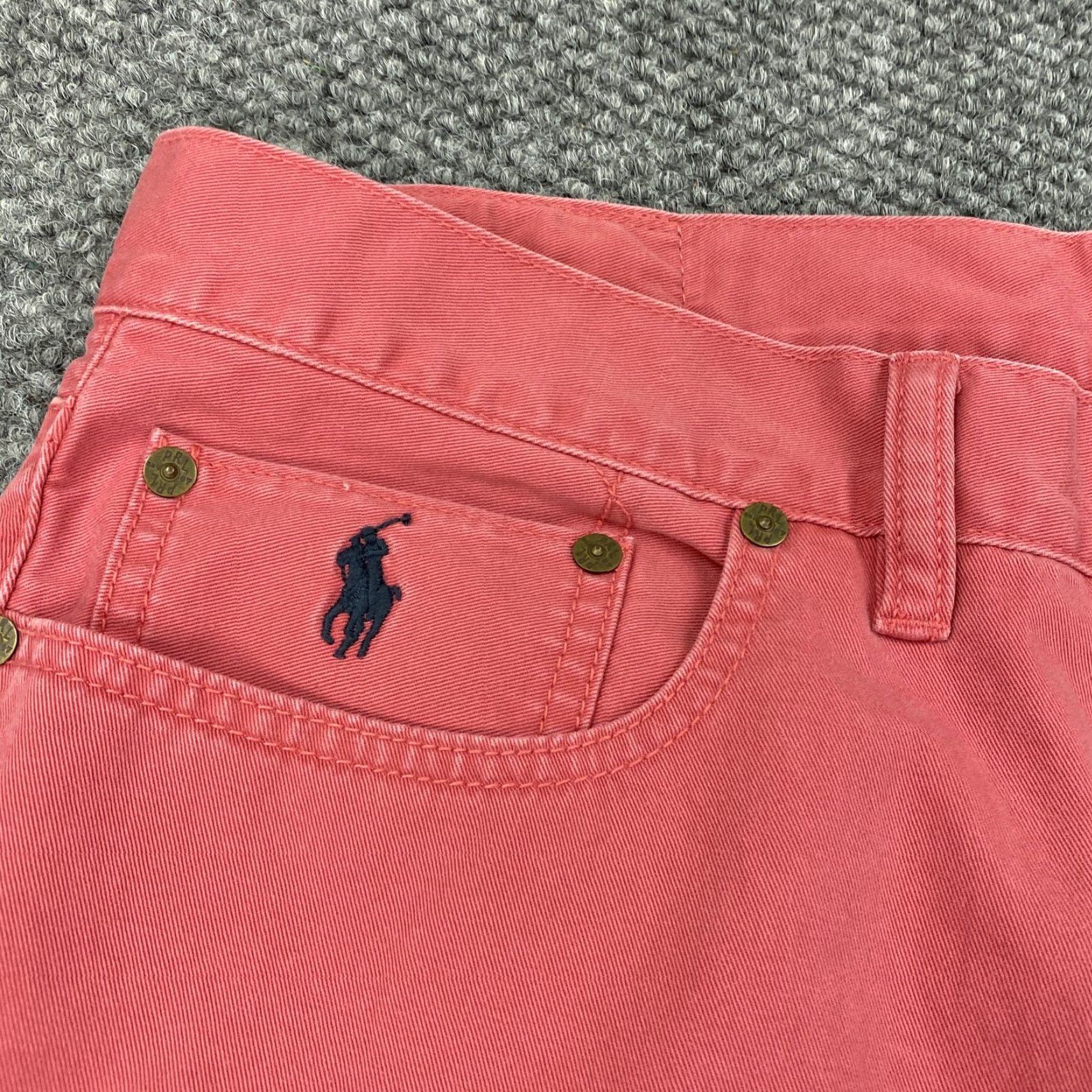 Polo Ralph Lauren VINTAGE Polo Ralph Lauren Pants Mens 34 Casual Cotton Pink Straight Leg 90s Preppy Mens Size US S / EU 44-46 / 1 - 3 Thumbnail