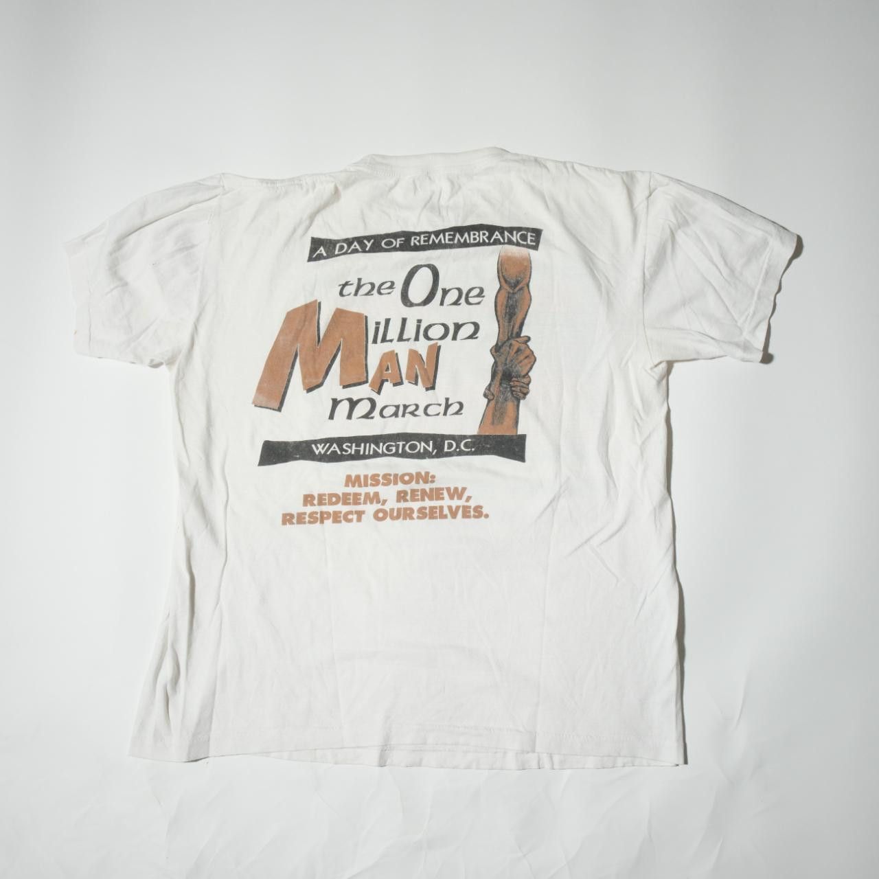 Vintage Vintage The One Million Man March T-Shirt Size US XL / EU 56 / 4 - 4 Thumbnail