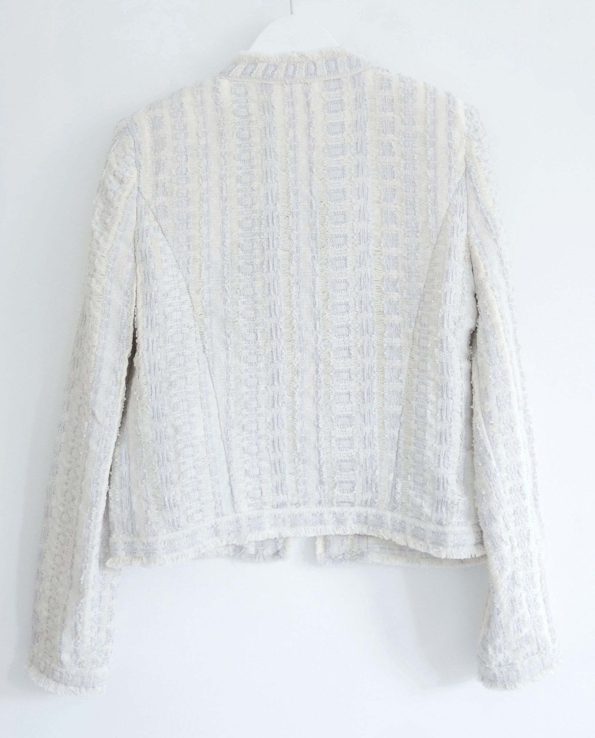 Iro IRO Sorayan Jacket Pearl Grey/Cream Size XS / US 0-2 / IT 36-38 - 4 Thumbnail