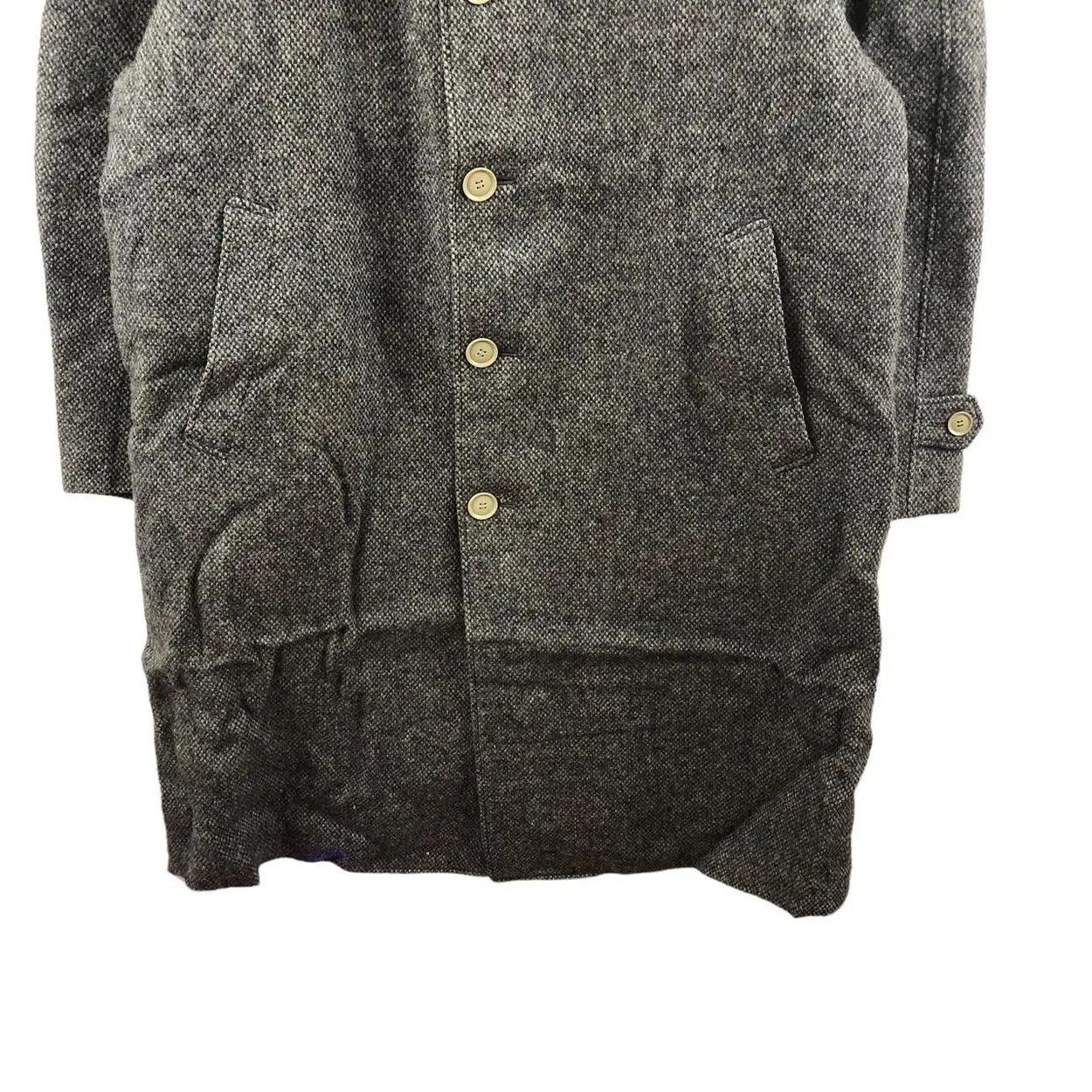Harris Tweed Vintage HARRIS TWEED Trench Coat Parka Jacker Windbreaker Size US XL / EU 56 / 4 - 4 Thumbnail