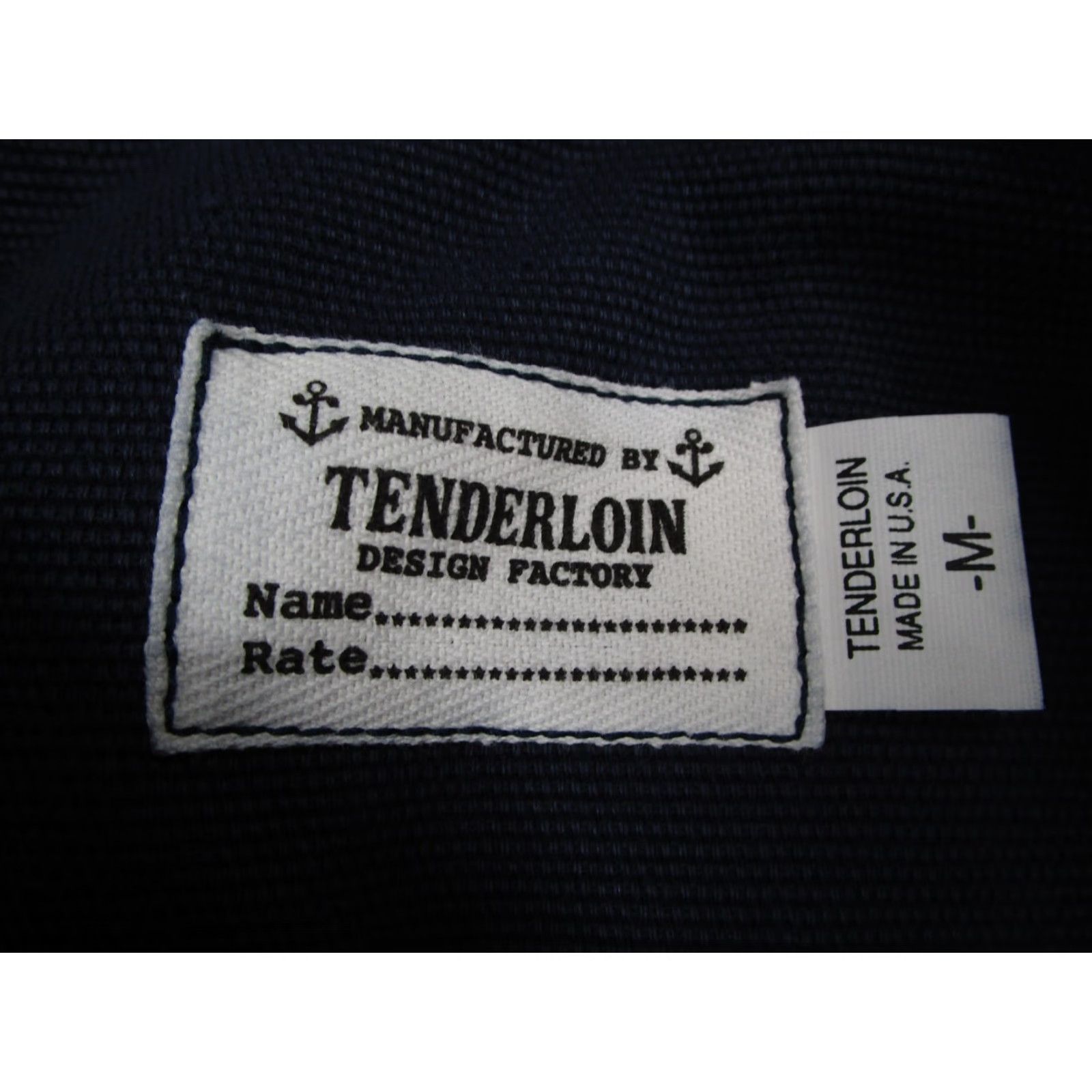 Tenderloin VINTAGE Tenderloin Military Jacket Mens Medium Navy Blue Chore Coat Workwear Canvas Made in USA Size US M / EU 48-50 / 2 - 2 Thumbnail