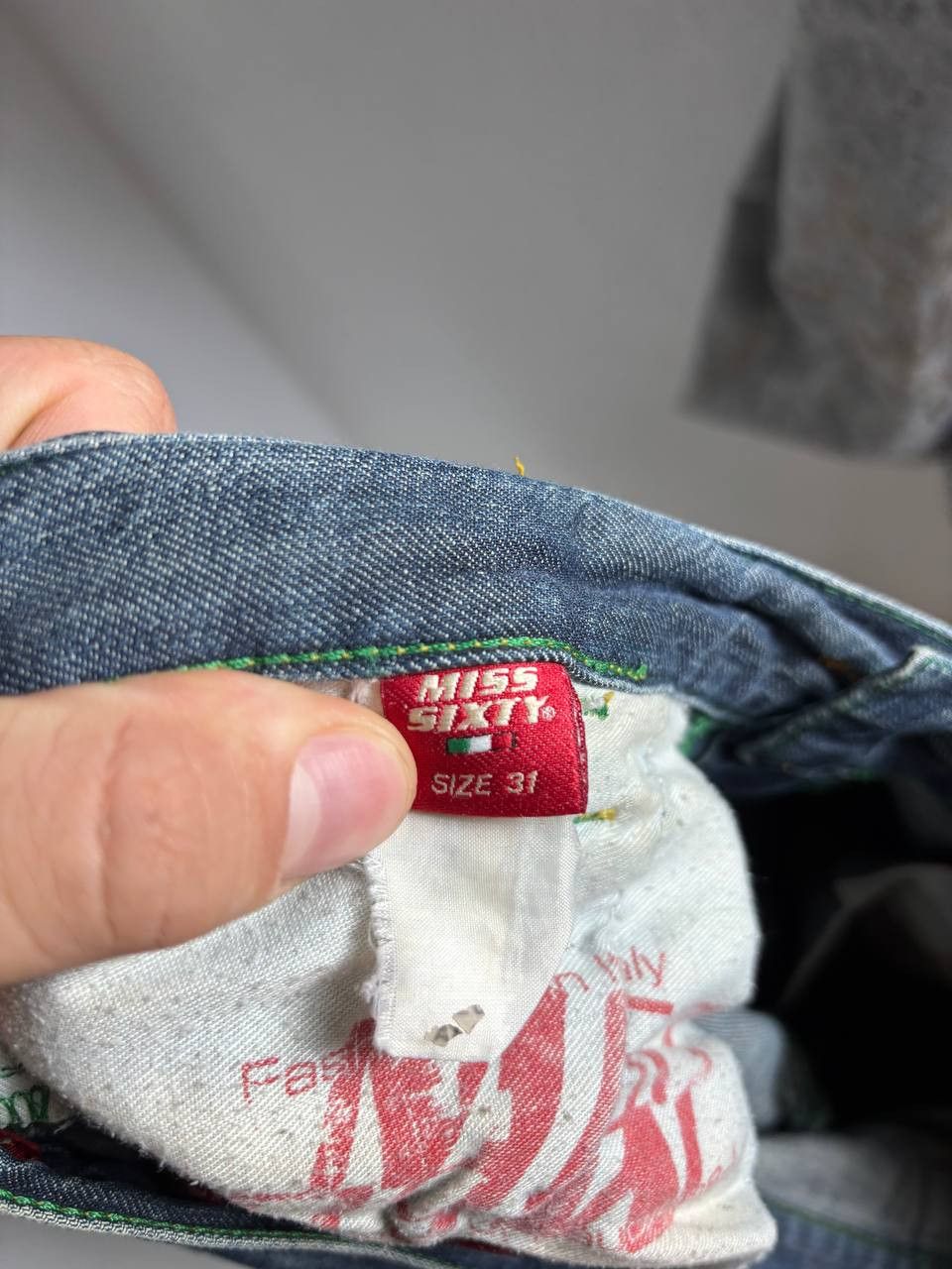 Miss Sixty Miss Sixty Flare Y2K Jeans Size 31" - 9 Thumbnail