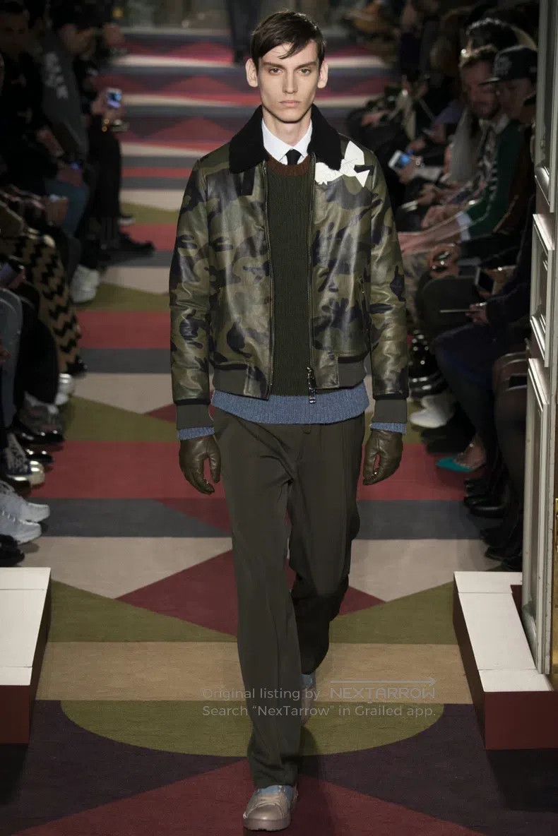 Valentino Valentino Camouflage leather jacket Size US M / EU 48-50 / 2 - 1 Thumbnail