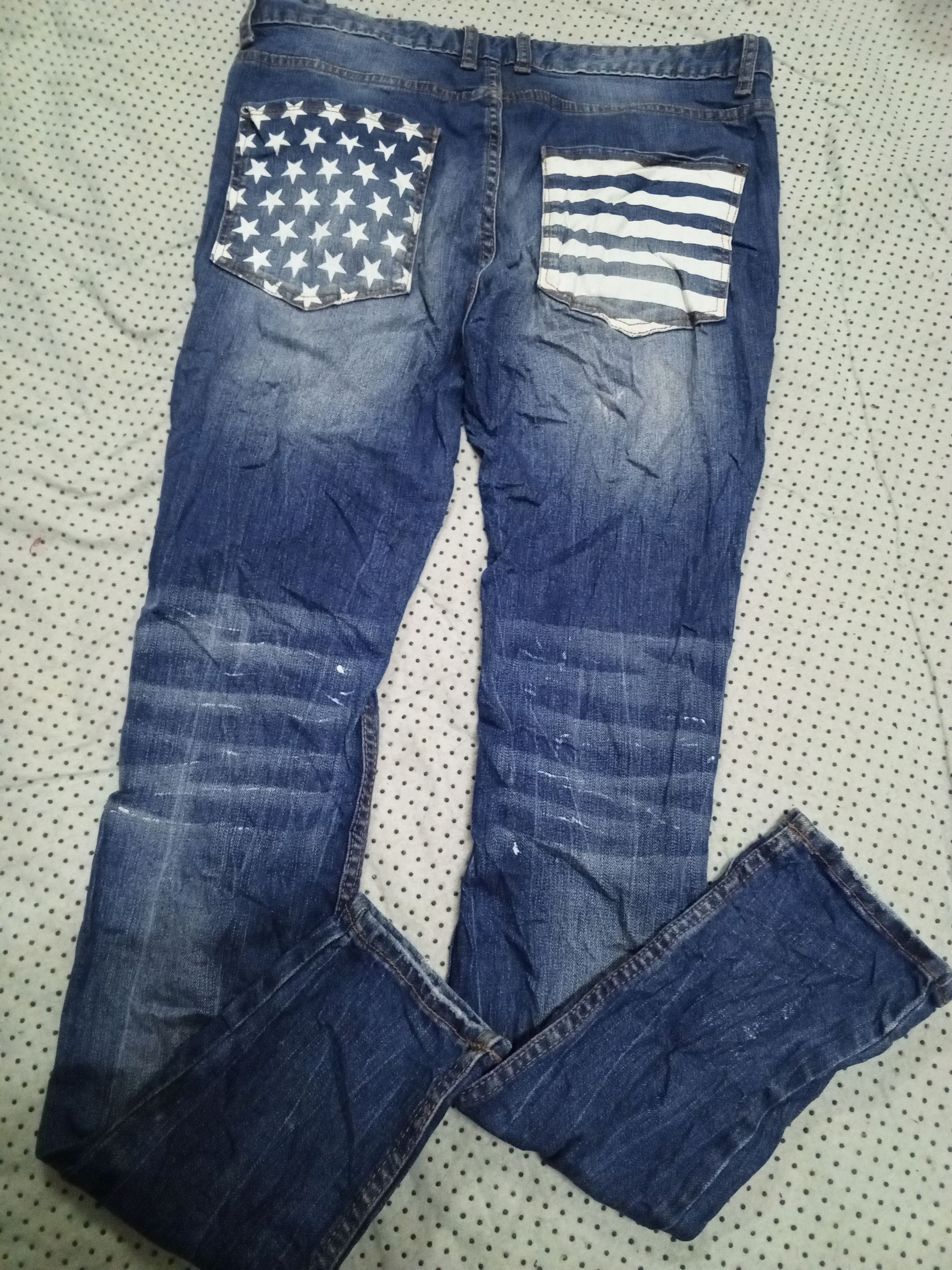 Japanese Brand × Jean DIVINER RECKLESS LIFE DENIM JEANS Size US 33 - 2 Thumbnail