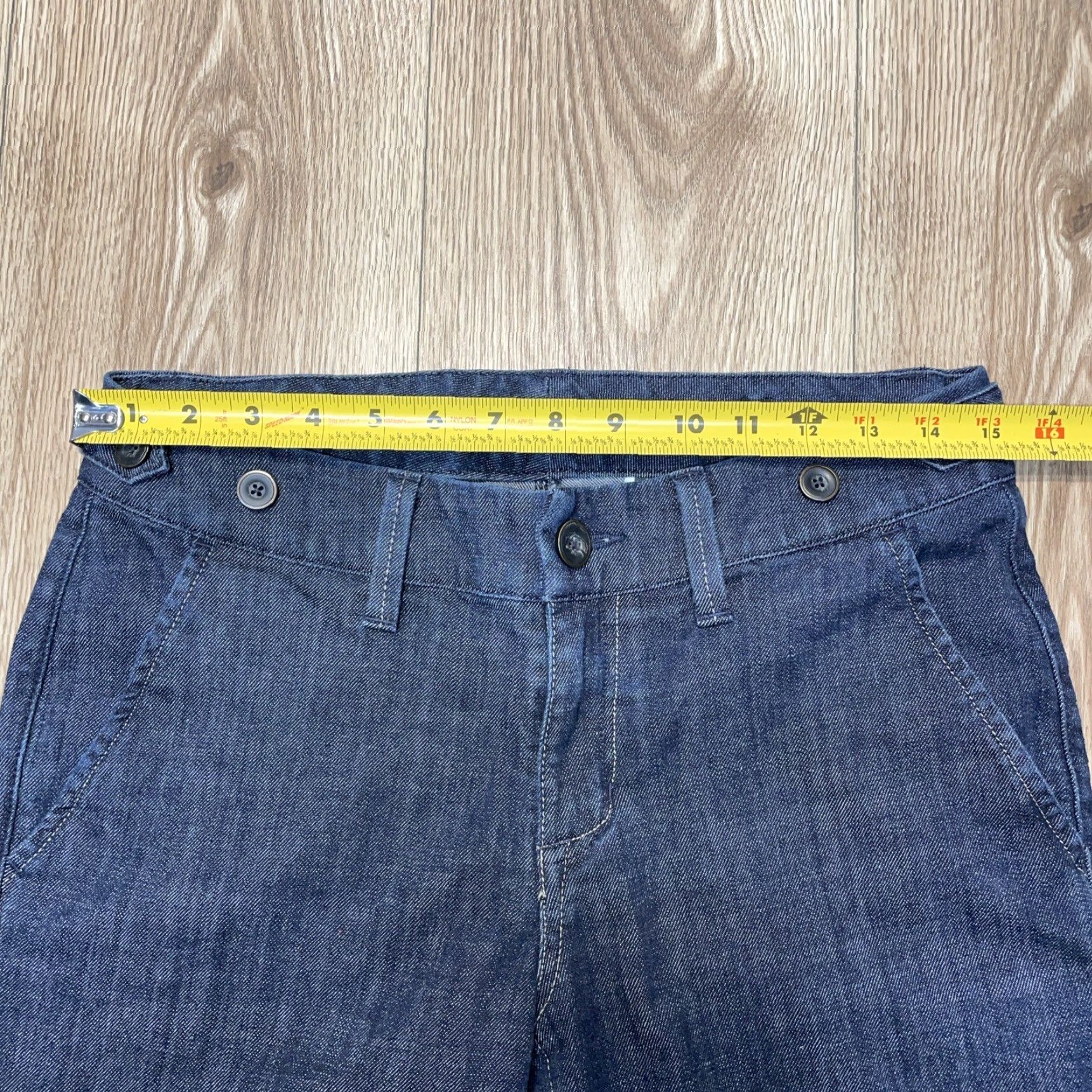 Eddie Bauer VINTAGE Eddie Bauer Womens Jeans Flare Pants Size 6 Blue Cotton Blend Denim Size 28" / US 6 / IT 42 - 5 Thumbnail