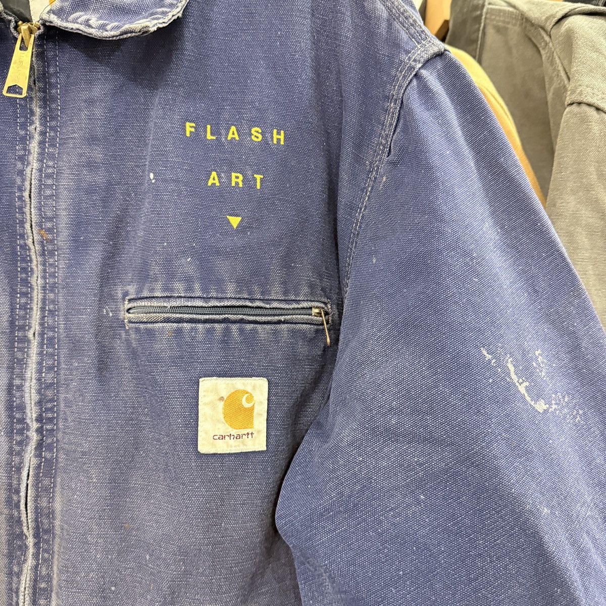 Carhartt 90s Vintage Carhartt Detroit Jacket Size US L / EU 52-54 / 3 - 3 Thumbnail