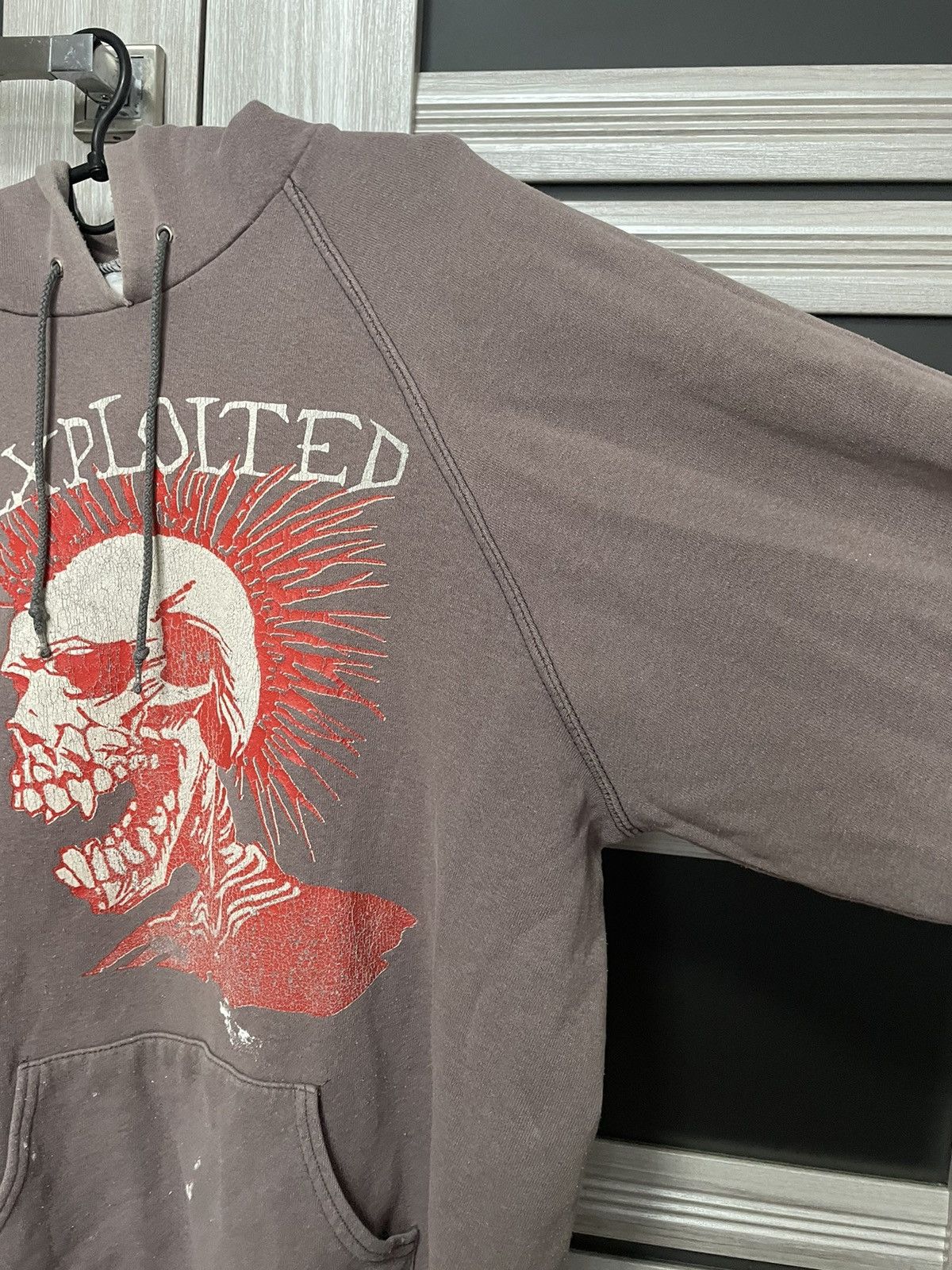 Band Tees Very Rare 1995 The Exploited Total Chaos 95s Hoodie Vintage Size US XL / EU 56 / 4 - 5 Thumbnail