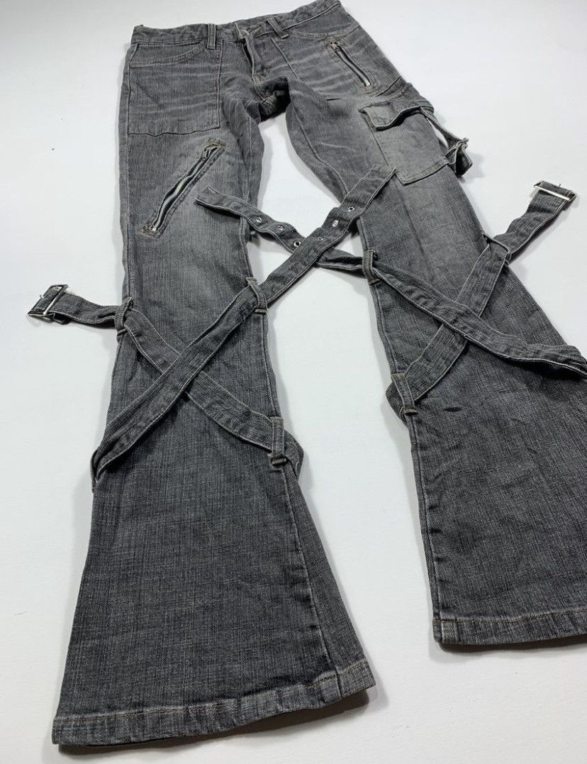 Japanese Brand Japanese gothic punk Bondage pants Size US 27 - 3 Thumbnail
