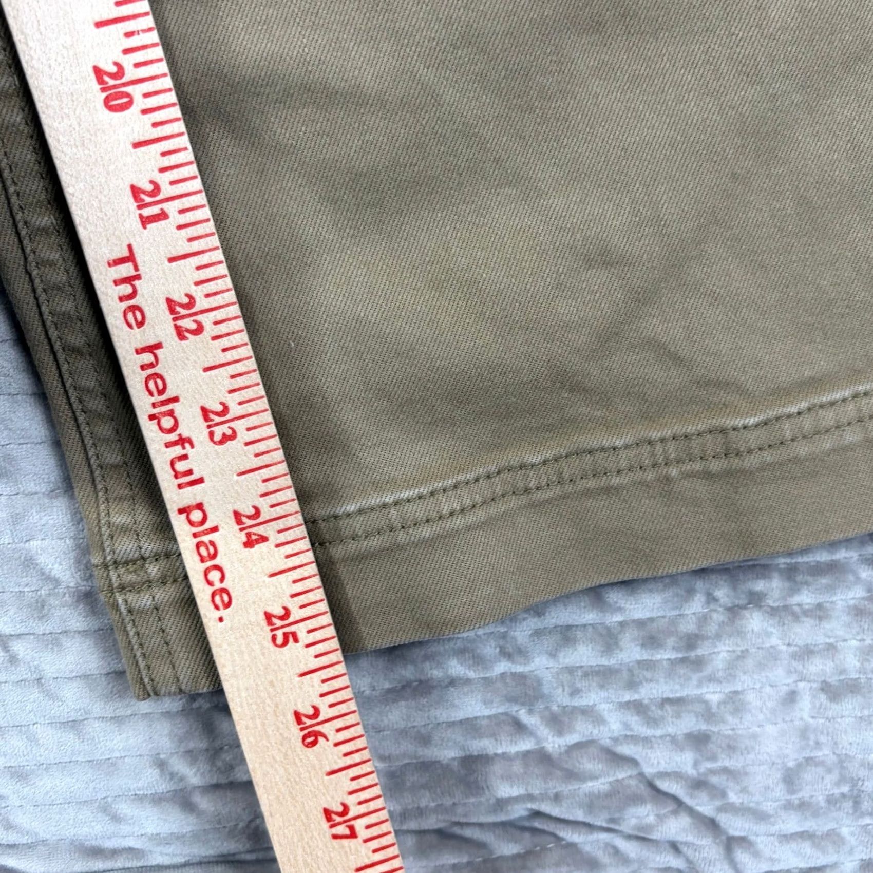 Everlane Everlane Wide Leg Crop Pants Khaki Tan Size 16 Stretch Patch Pockets High Rise Workwear Cropped Women Mens? Size 38" / US 16 / IT 52 - 4 Thumbnail