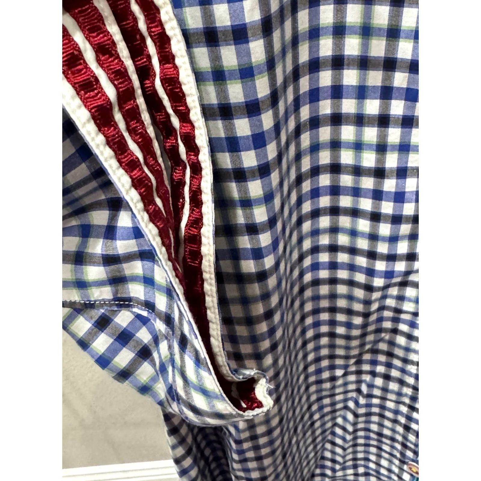Robert Graham Robert Graham Shirt XL Multicolor Check Short Sleeve Button Up Mens Size US XL / EU 56 / 4 - 7 Thumbnail