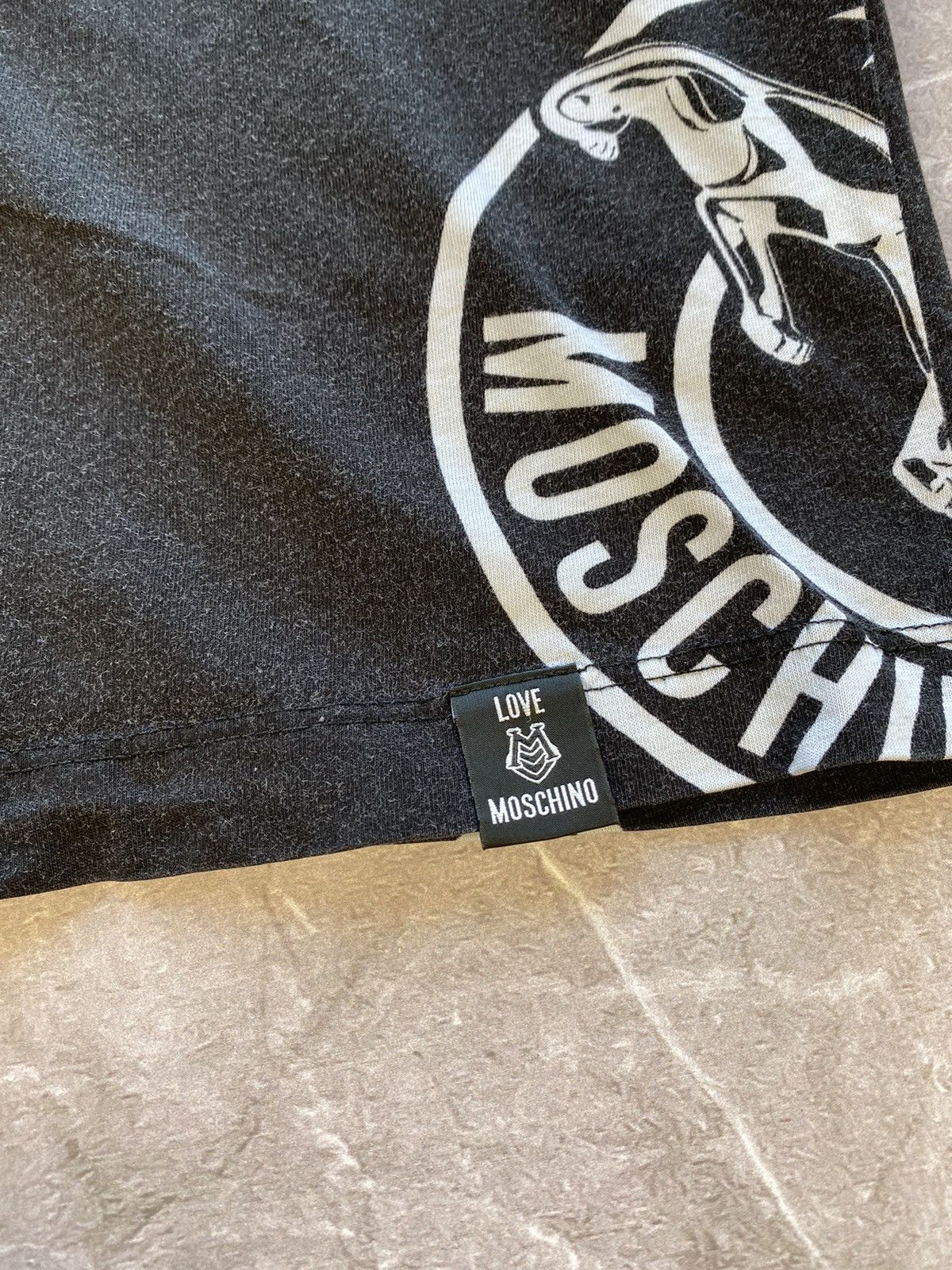 Designer × Moschino Rare Love Moschino Panther Multi logo Black T shirt Size US L / EU 52-54 / 3 - 7 Thumbnail