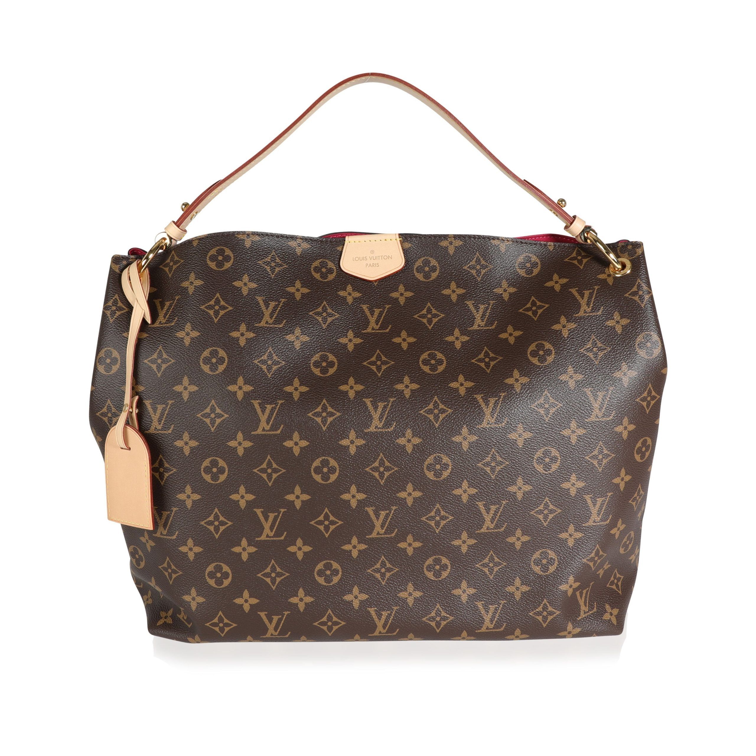 image of Louis Vuitton Monogram Canvas Graceful Mm in Brown, Women's