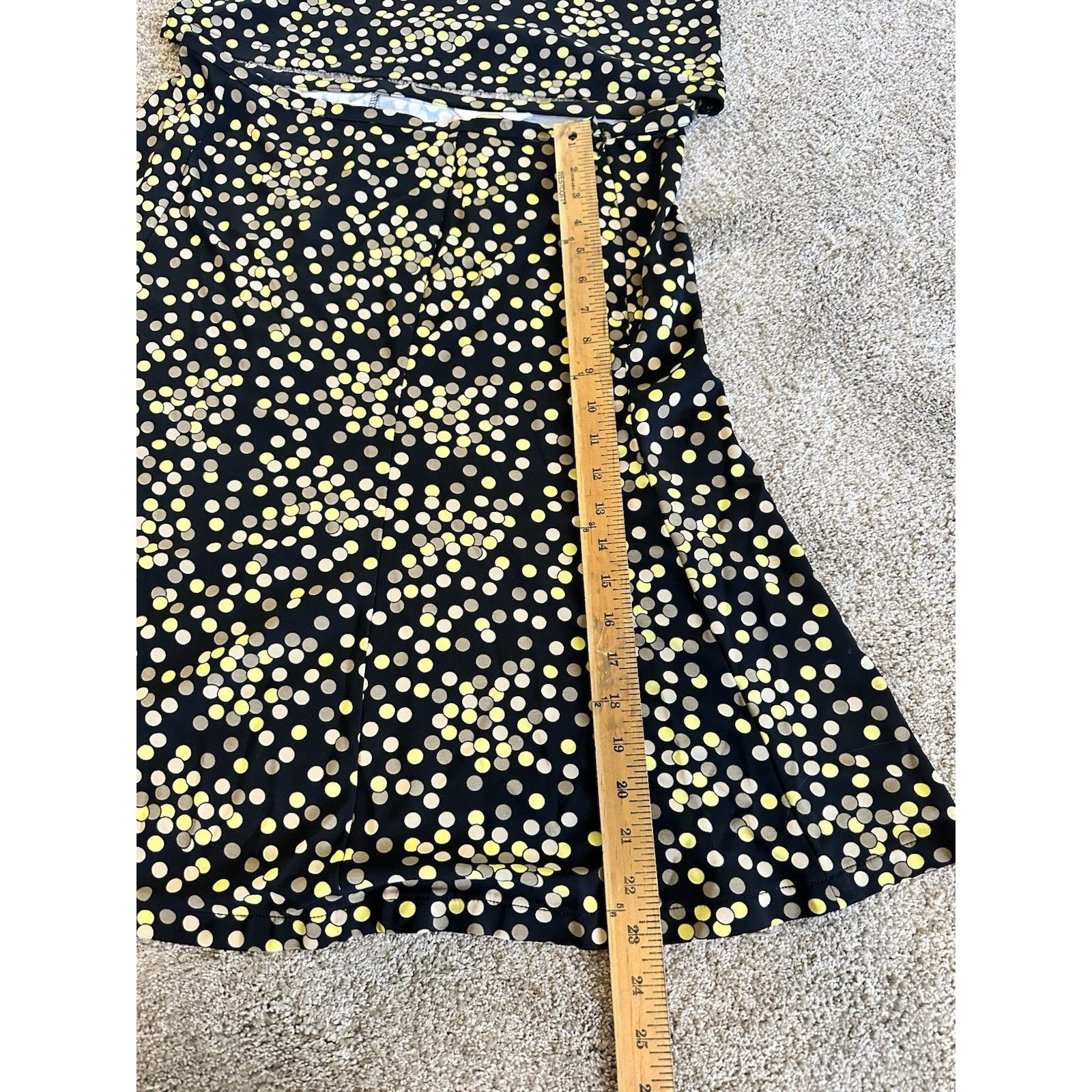 Talbots Talbots Black Brown Green Polka Dot Skirt Top Set M / L Size M / US 6-8 / IT 42-44 - 2 Thumbnail