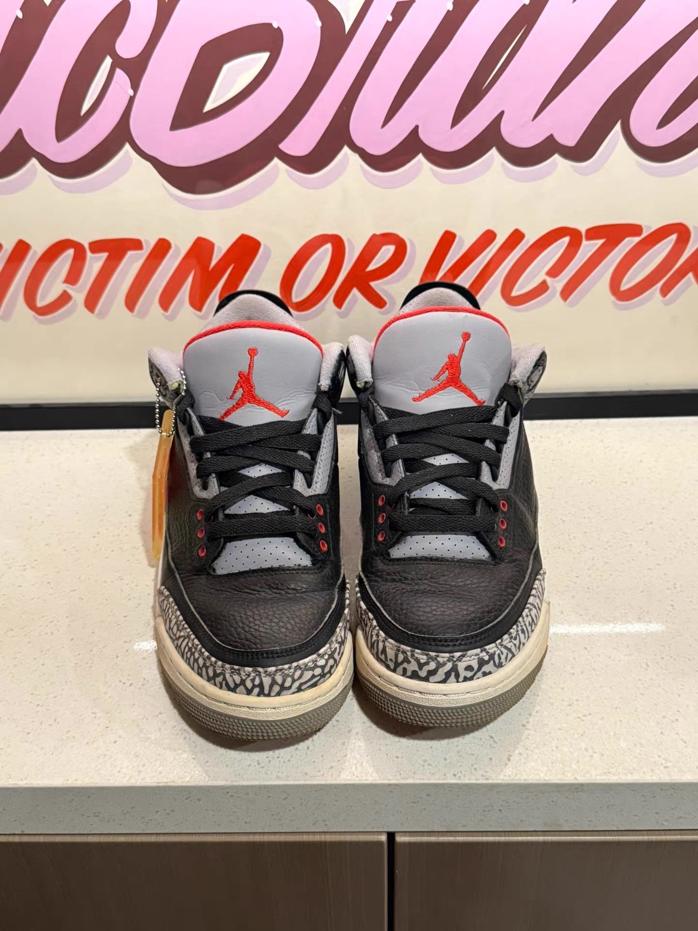 Nike Jordan Air Jordan 3 Retro "Black Cement"sneakers。 Ｑ20 Size US 7 / EU 40 - 2 Thumbnail