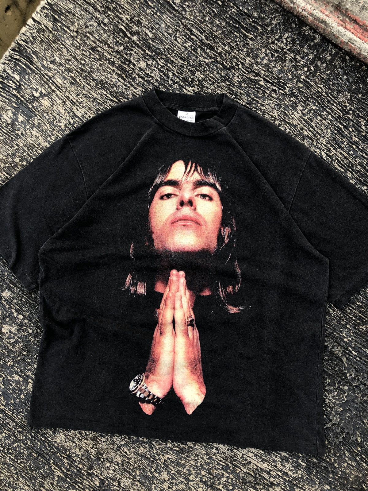 Band Tees × Vintage Rare oasis liam gallager the father of swagger Size US L / EU 52-54 / 3 - 2 Thumbnail