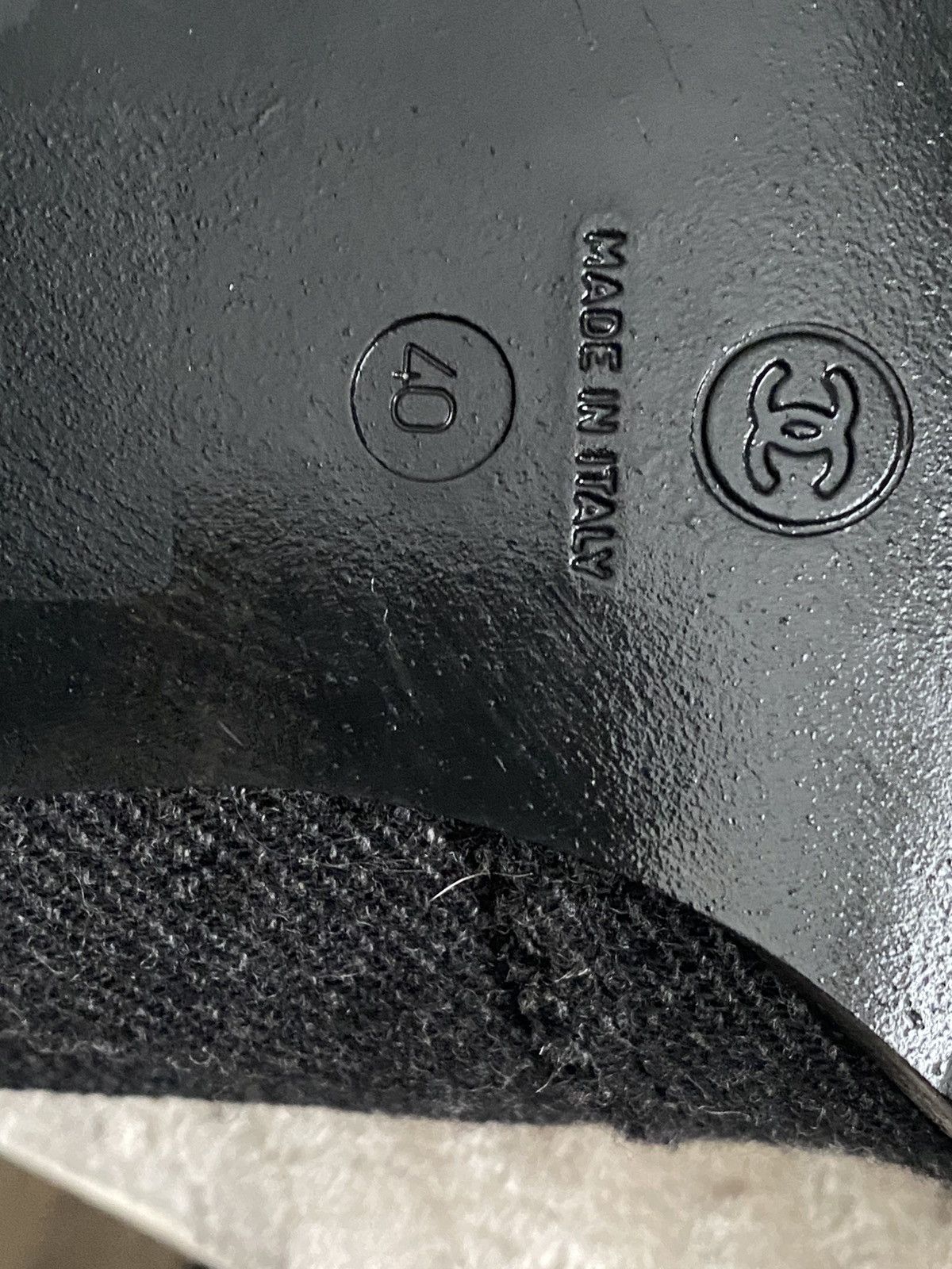 Chanel CHANEL 2008 EC Runway Wool Moto Boots (EC Runway / 2008 Size US 9 / IT 39 - 8 Thumbnail