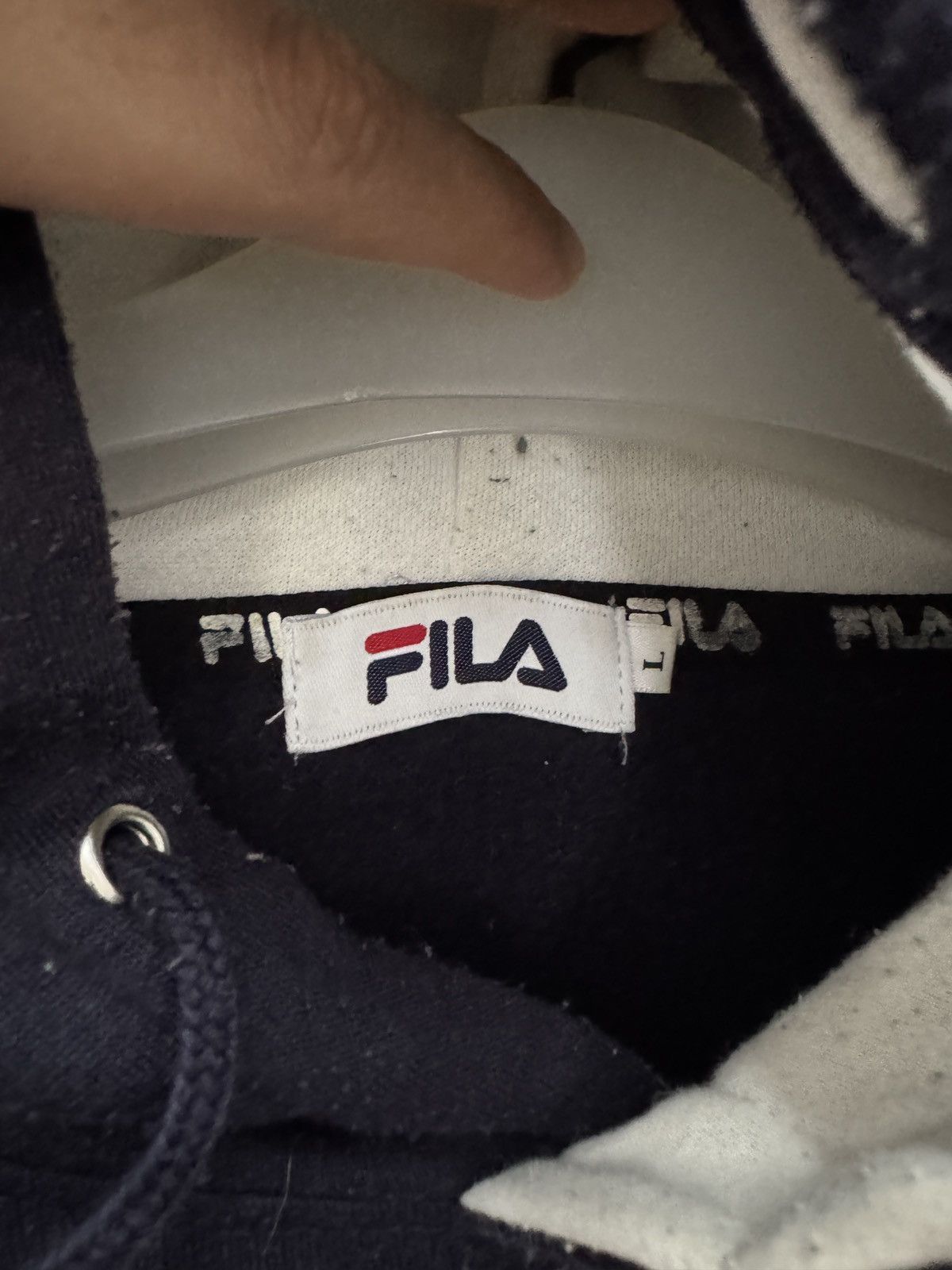 Fila 🔥 Vintage Fila dark blue Hoodie Sweat - L Size US M / EU 48-50 / 2 - 5 Thumbnail