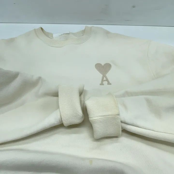 AMI AMIPARIS SS21 Casual Logo Embroidered Sweatshirt -2507 Size US M / EU 48-50 / 2 - 7 Thumbnail