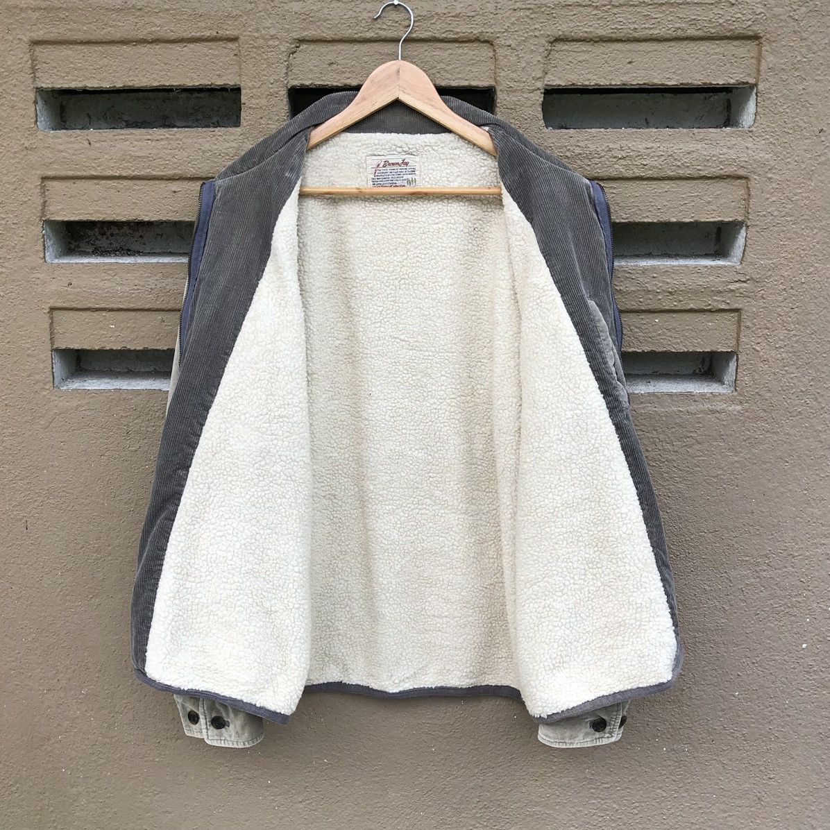 Vintage VTG Faded Multi Cargo Pocket Suede Lined Sherpa SafariJacket Size US L / EU 52-54 / 3 - 4 Thumbnail