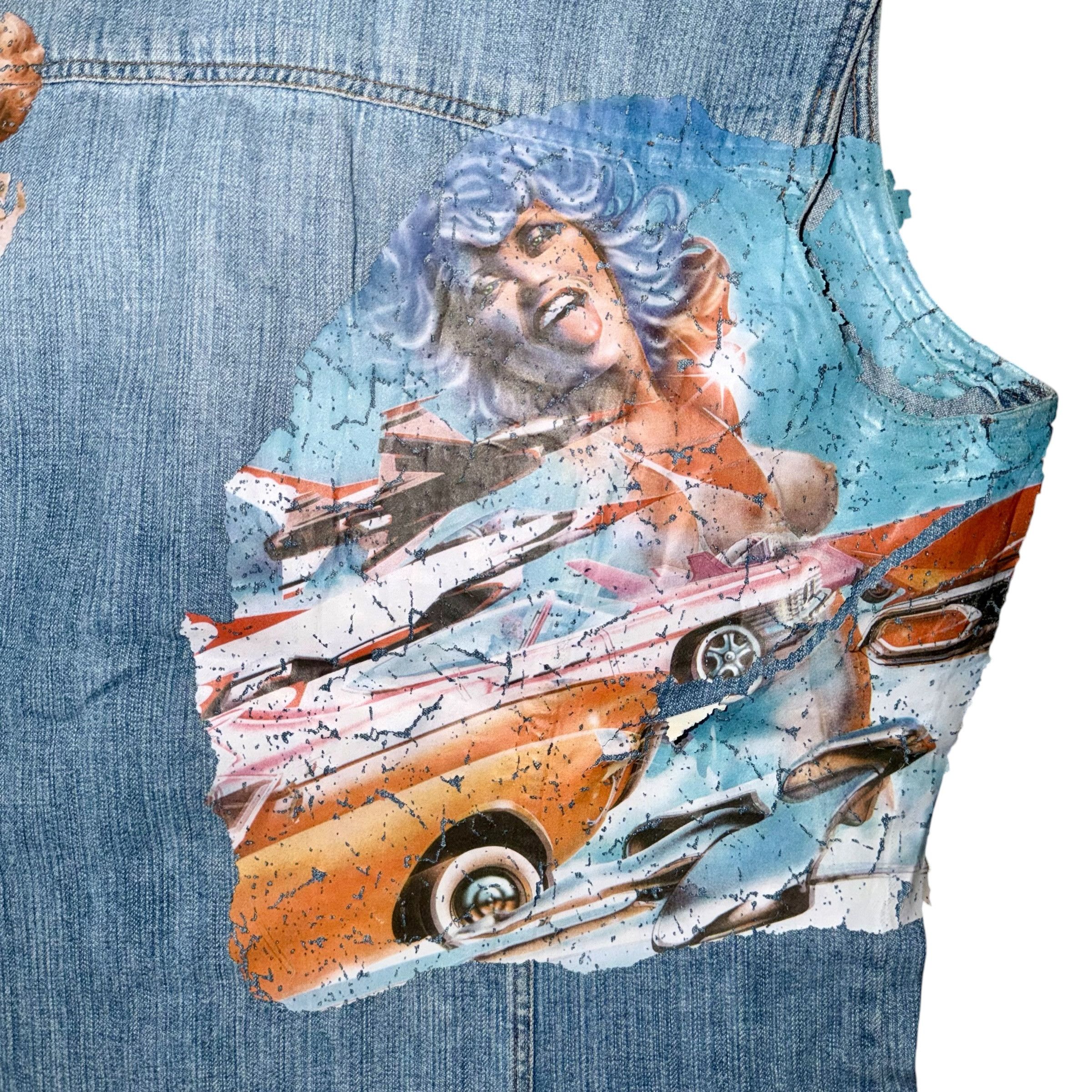 Dolce & Gabbana DOLCE&GABBANA AW2004 DENIM VEST Size US XL / EU 56 / 4 - 10 Thumbnail