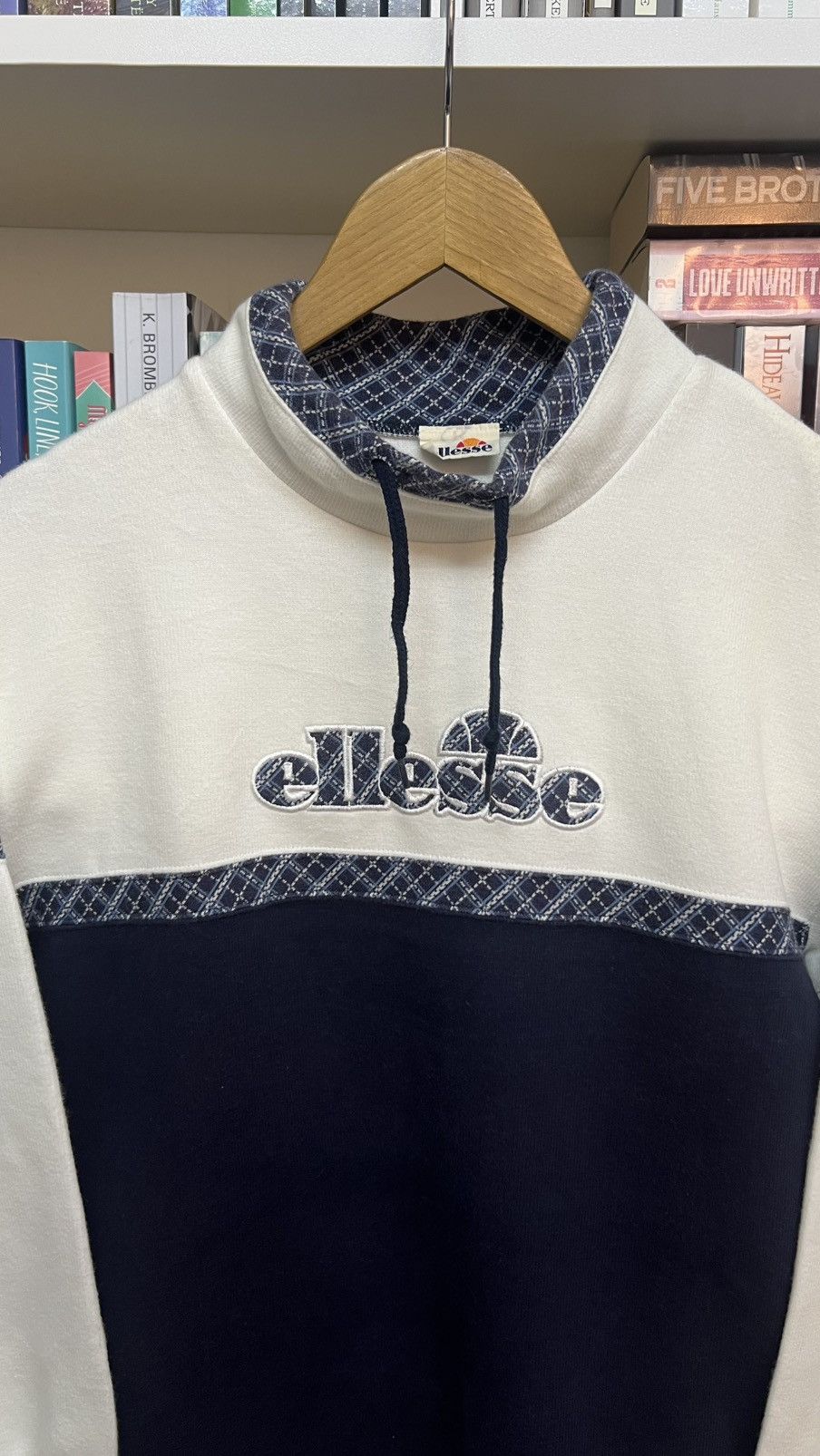 Ellesse × Vintage Vintage Ellesse Turtleneck Sweatshirt Size US L / EU 52-54 / 3 - 4 Thumbnail