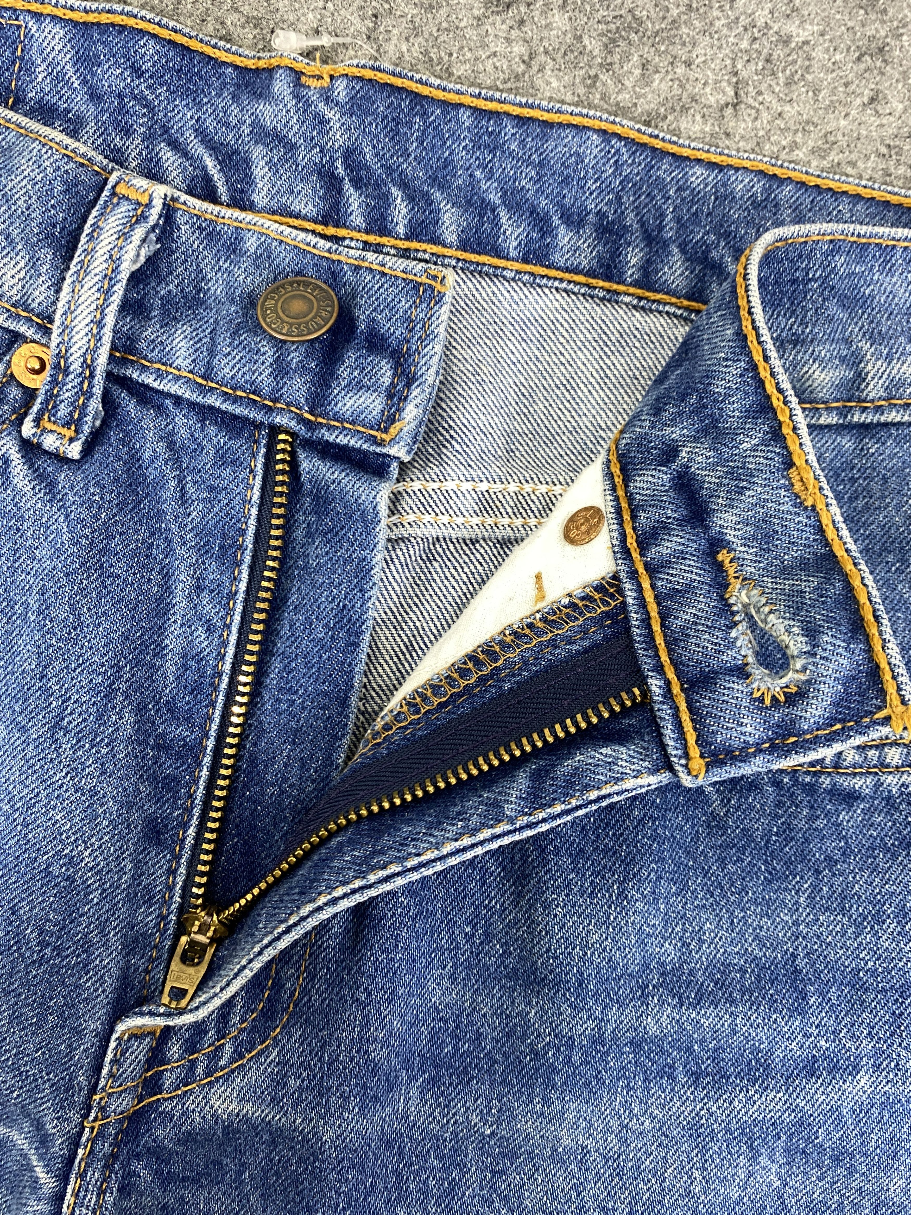 Japanese Brand Blue Vintage Levis 653 Orange Tab Jeans 26x27.5 - JN3229 Size US 26 / EU 42 - 6 Thumbnail