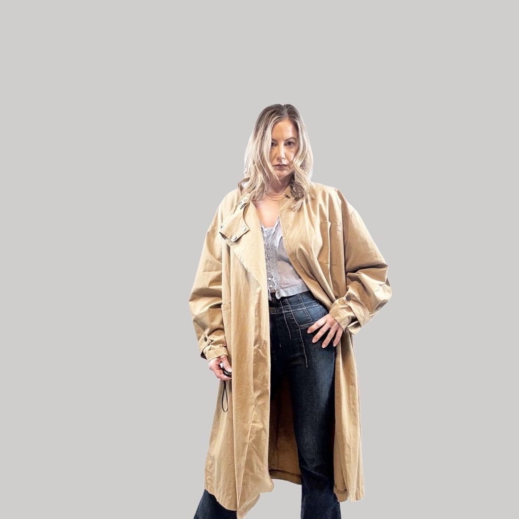 The Unbranded Brand NWOT POL Cotton Trench Coat – Designer Inspired Size M / US 6-8 / IT 42-44 - 1 Thumbnail