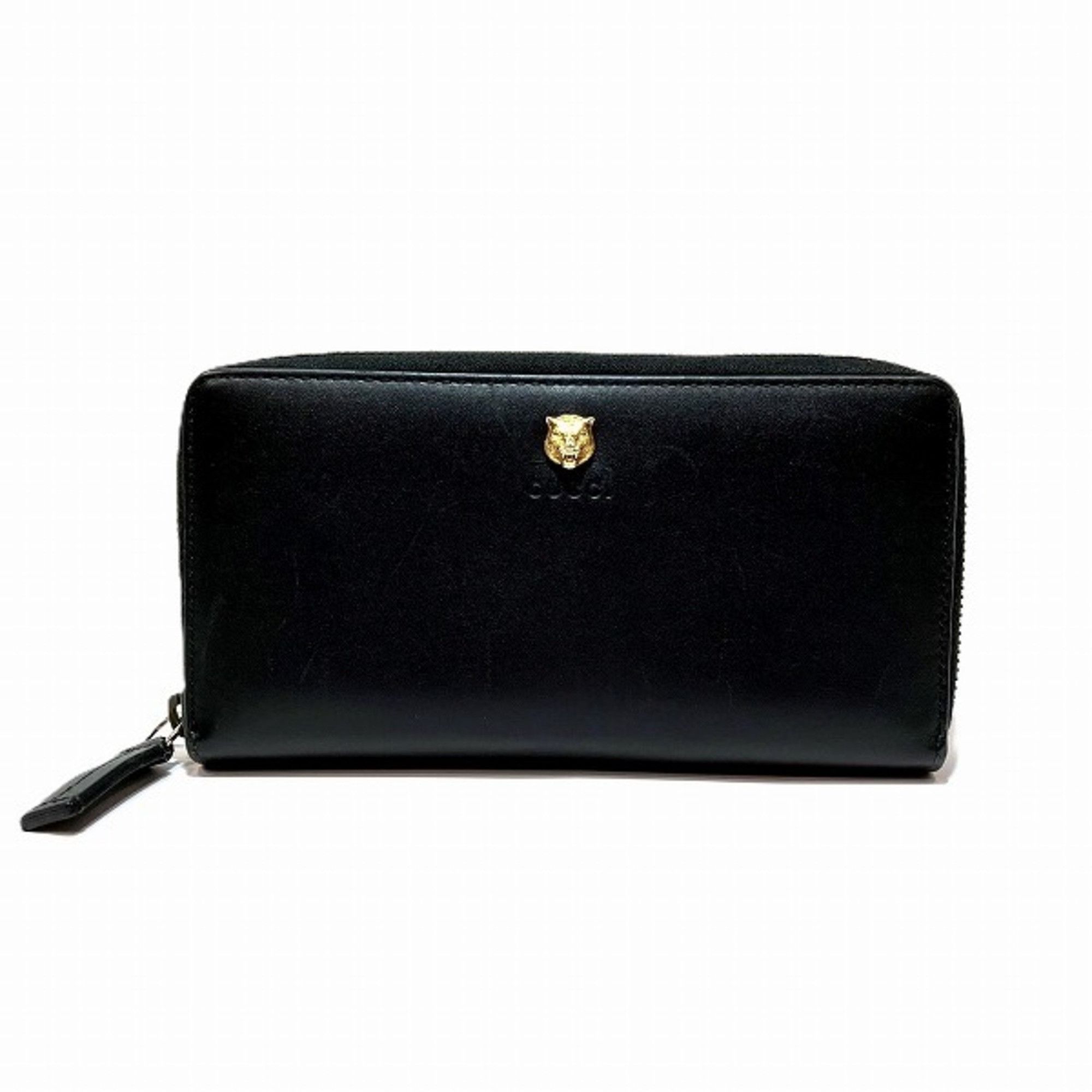 Gucci GUCCI Animalier Tiger 428721 Round Long Wallet for Men Size ONE SIZE - 1 Thumbnail