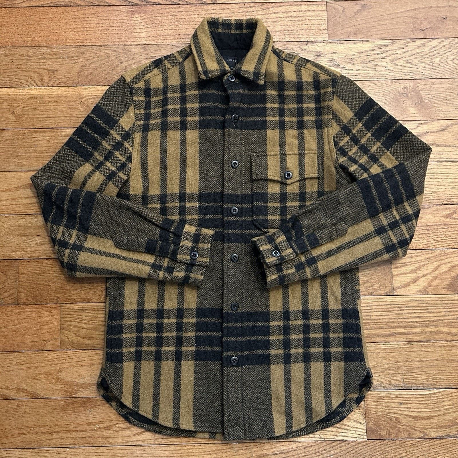 J.Crew J Crew The Overshirt Wool Plaid CPO Board Button Up Shirt XS Size US XS / EU 42 / 0 - 1 Thumbnail