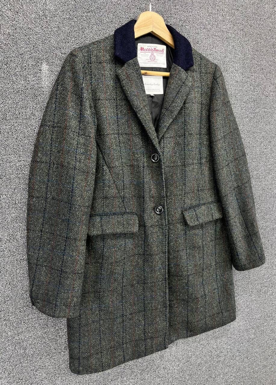 Harris Tweed Harris Tweed x Sevendays Sunday Shadow Plaid Wool Jacket Size M / US 6-8 / IT 42-44 - 2 Thumbnail